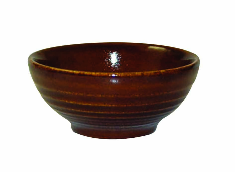 Churchill, Bit on the Side - Wellen-Snackschälchen, uni/ zimtbraun, 10,4 x 4,9 cm/ 0,17 ltr.