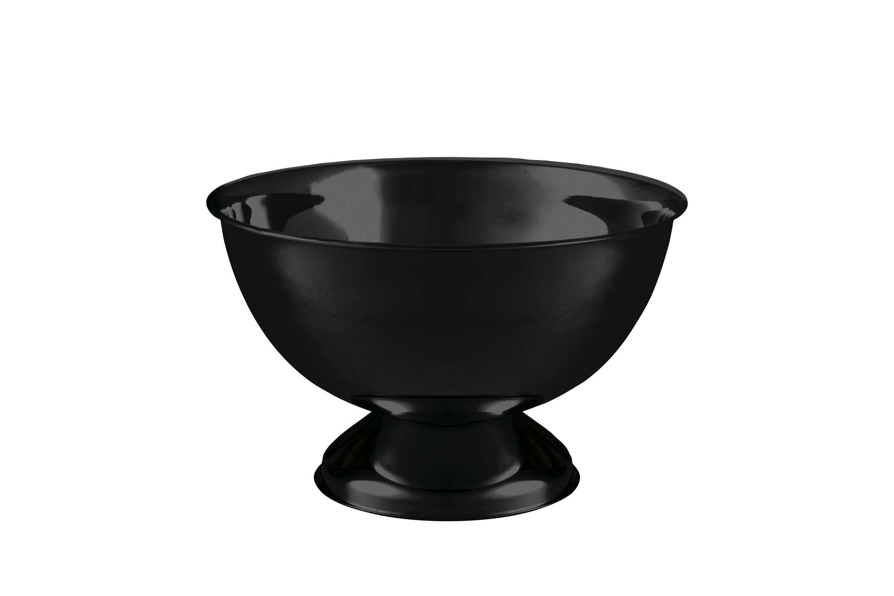 Champagnerkühler, Edelstahl, schwarz, 23 x 34 x 34 cm