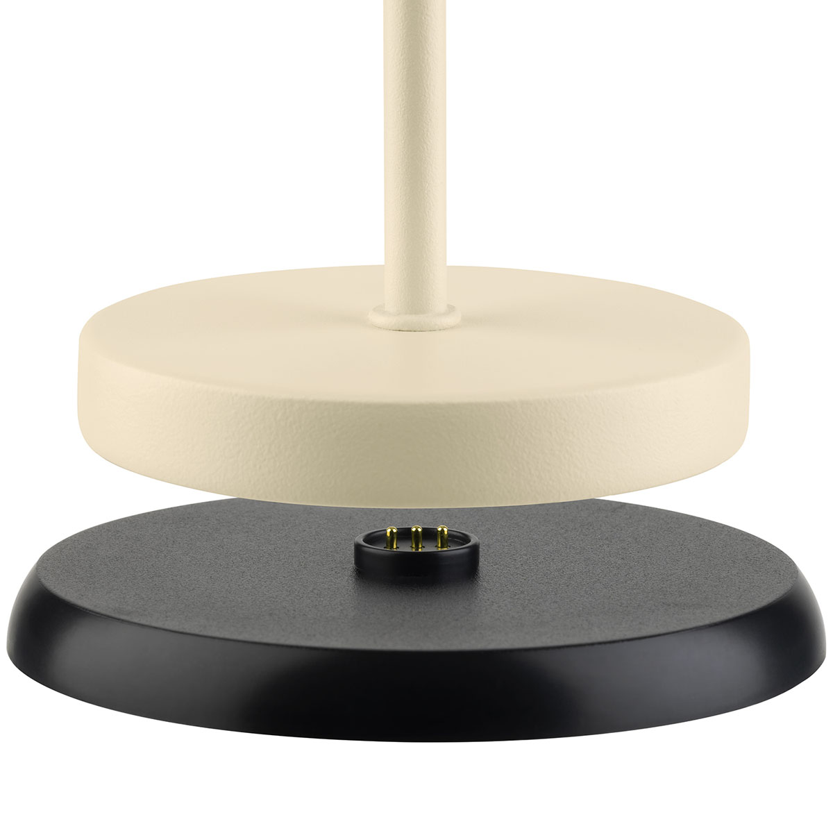 Tischleuchte MERLE MINI, Metall, Farbe: sandfarben, 1x LED 1,0 W / 100 lm, dimmbar in 3 Stufen, D: 9 cm, H: 25 cm