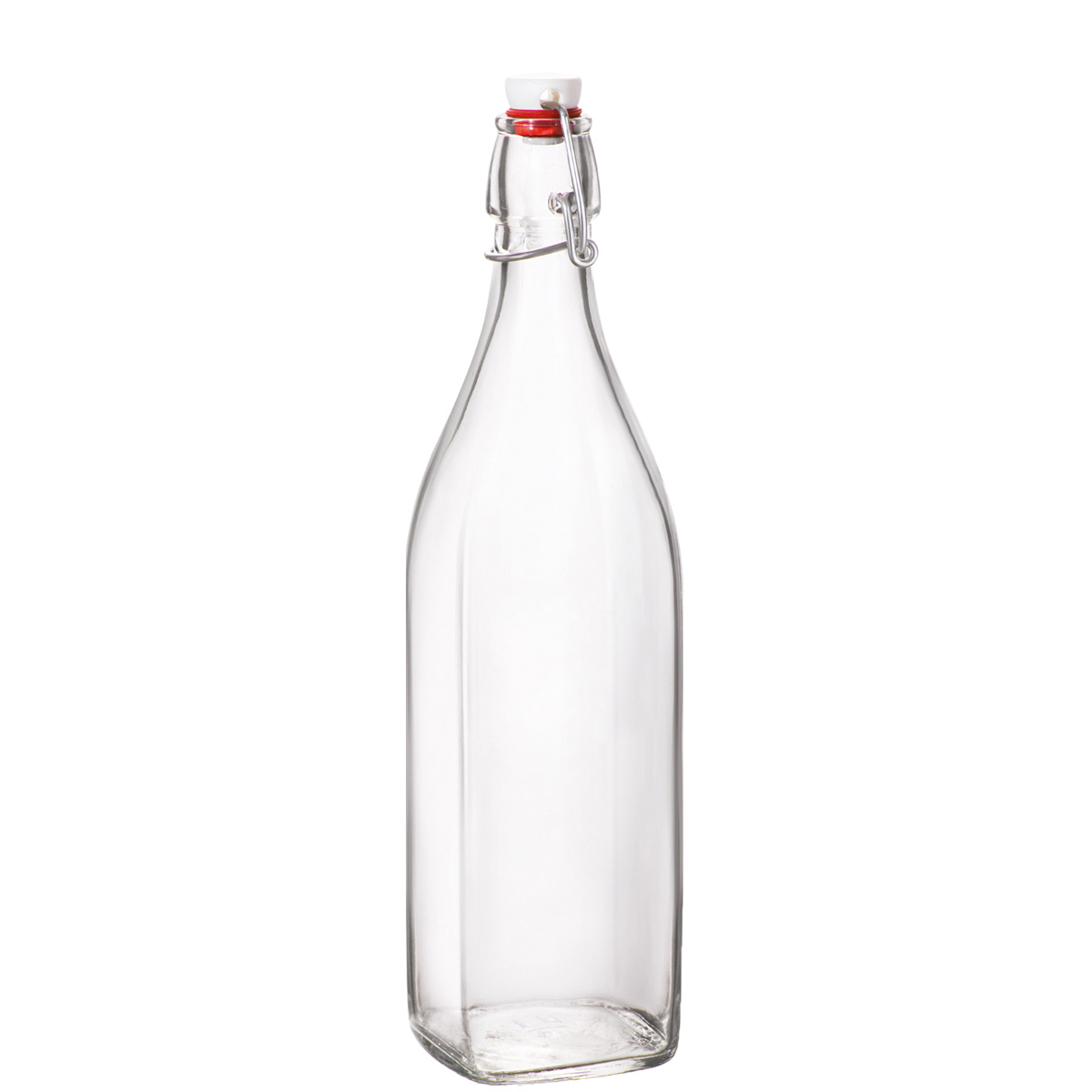 Bormioli, Swing - Flasche m. Bügelverschluss, 8,2 x 31,5 cm/ 1,00 ltr.