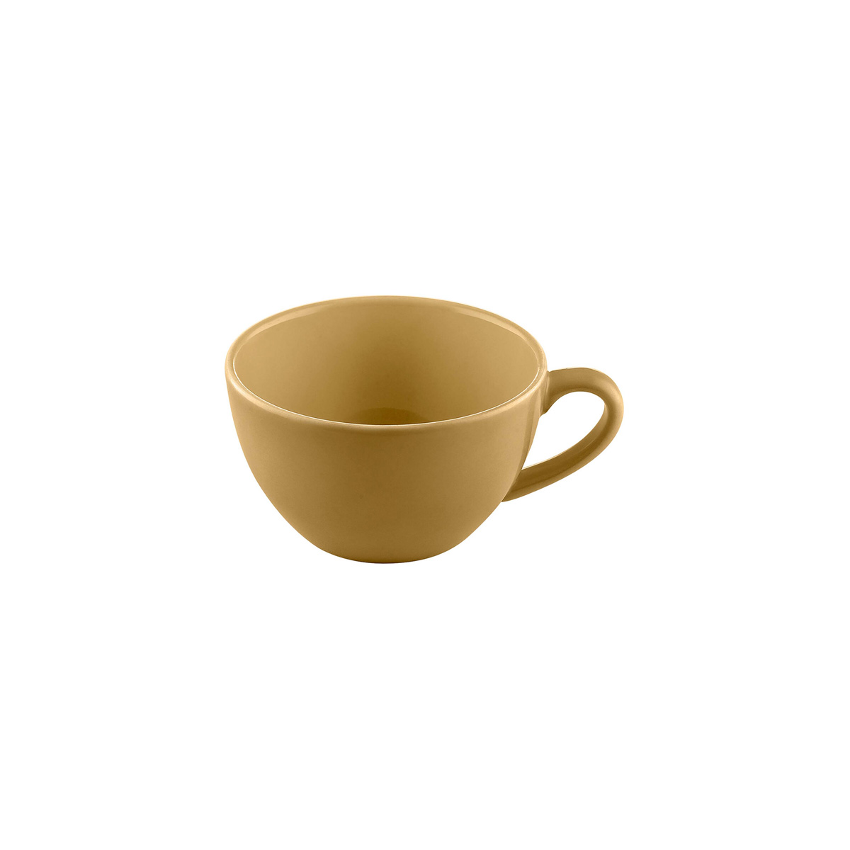 Bauscher, Sandstone : Dekor 700667 Dark Yellow Uni - Espresso-Obere nieder 0,09 ltr.
