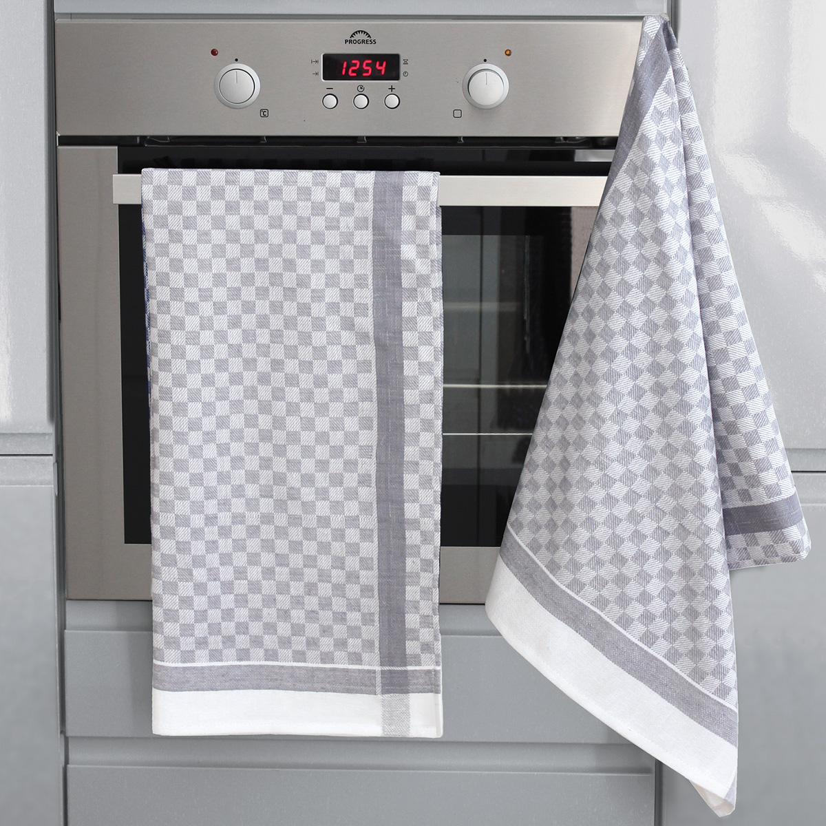 Grubentuch kariert - Baumwolle 50 x 100 cm