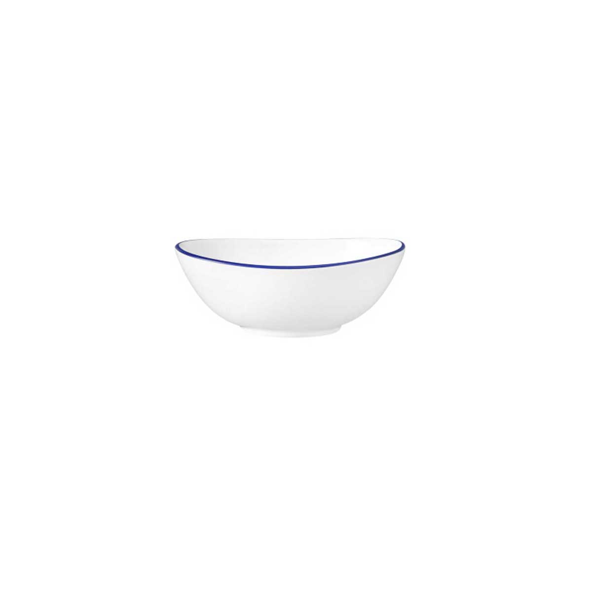 Seltmann Weiden, Modern Life : 10873 Blue Line - Bowl oval M5307, 9 cm/ 0,05 ltr.