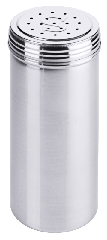 Salzstreuer, I: 0,6 ltr., D: 7 cm, H: 18,5 cm, Edelstahl