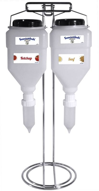 Dispensersystem SAUCENKUH® DUO, von CONTACTO, 75 x 34 x 26 cm, PP