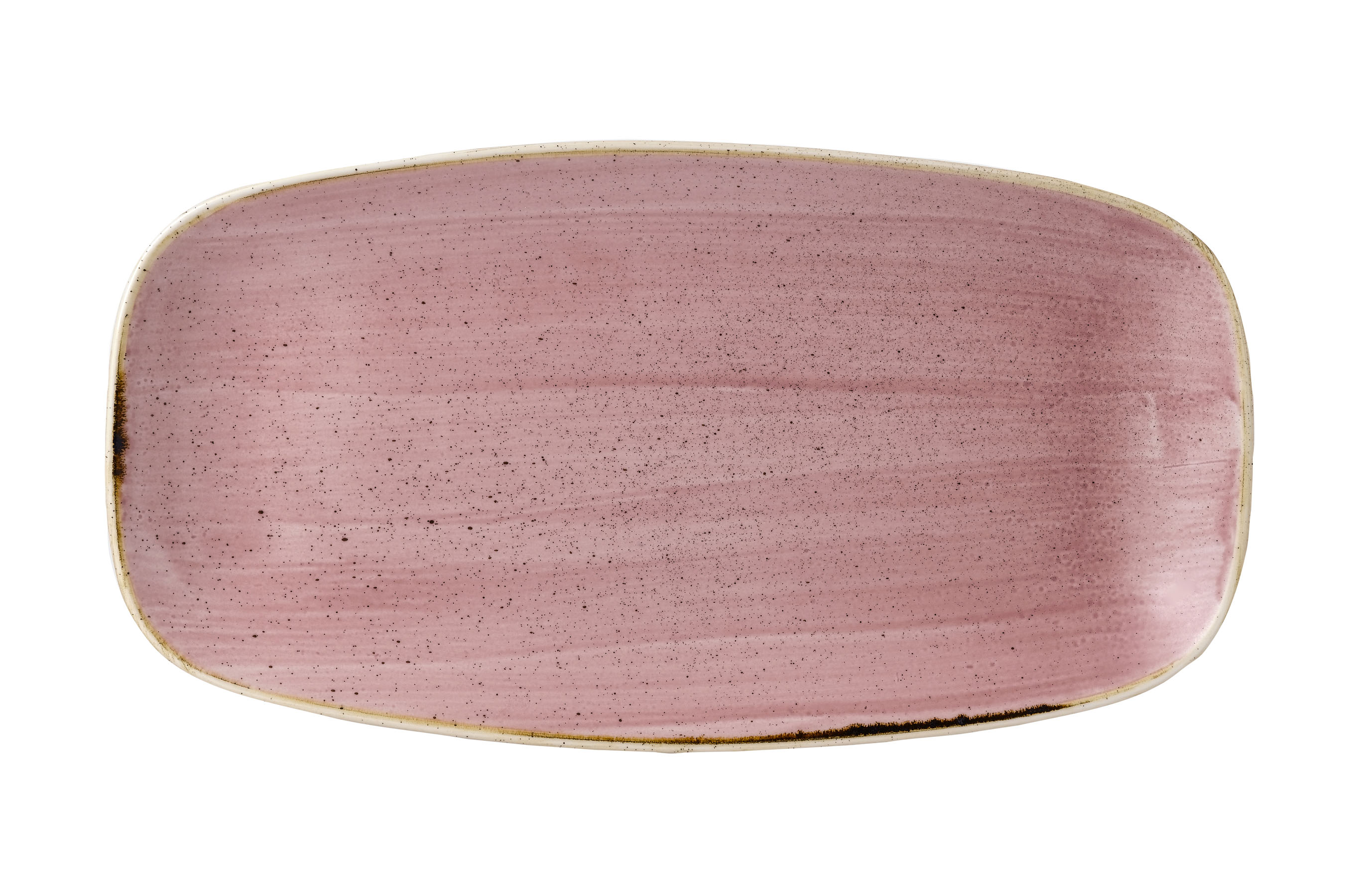 Churchill, Stonecast : Petal Pink - Chefs Platte rechteckig, 35,5 x 18,9 cm