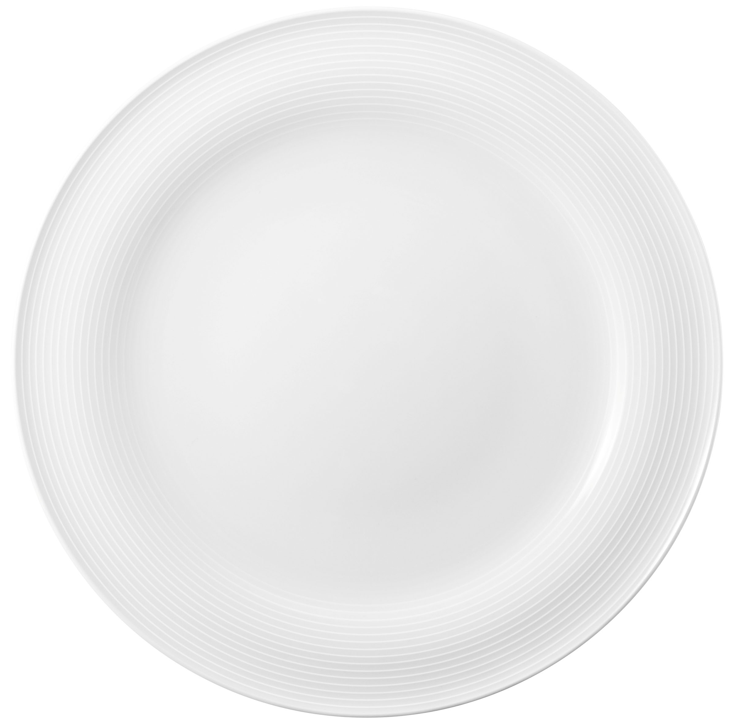 Seltmann Weiden, Blues - Teller flach, weiss, uni, 33 cm