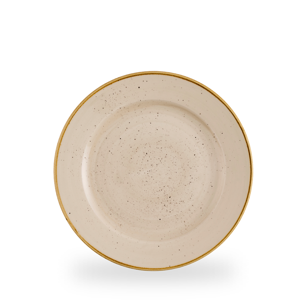 Churchill, Stonecast Profile : Nutmeg Cream - Teller flach Fahne, 26,1 cm