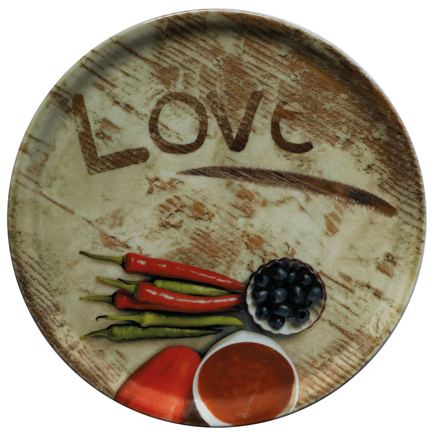 Saturnia, Napoli : Dekor Flour Z33 - Pizzateller rund, 33 cm