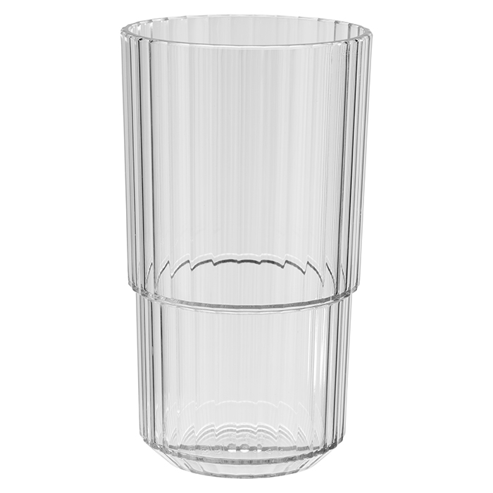 Trinkbecher Linea, Tritan, D: 8,5 cm, H: 15 cm, I: 500 ml, Farbe: crystal clear