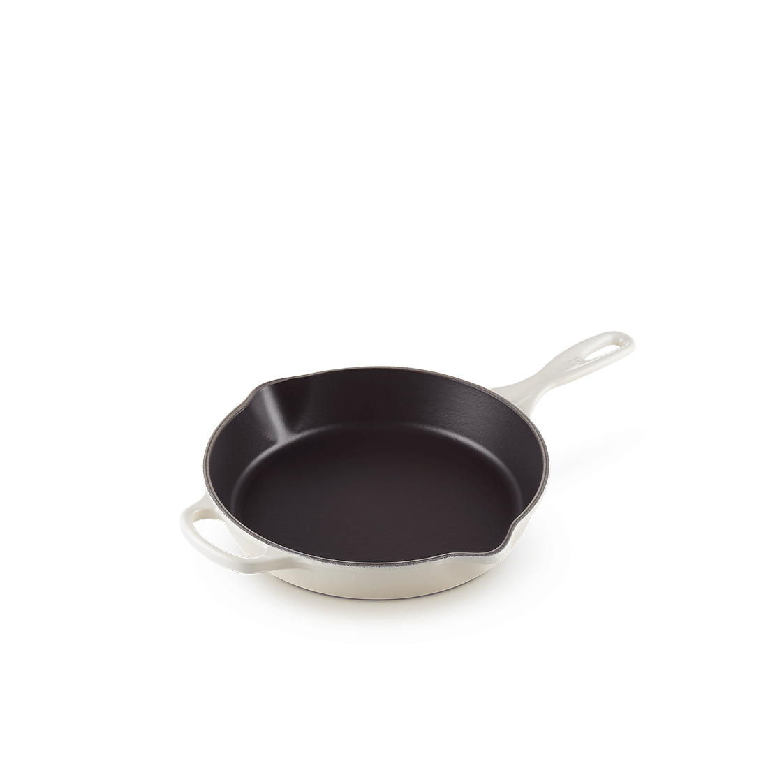 Le Creuset, Gusseisen - Brat- und Servierpfanne hoch Signature, 26 cm/ 2 ltr., Fb. Meringue