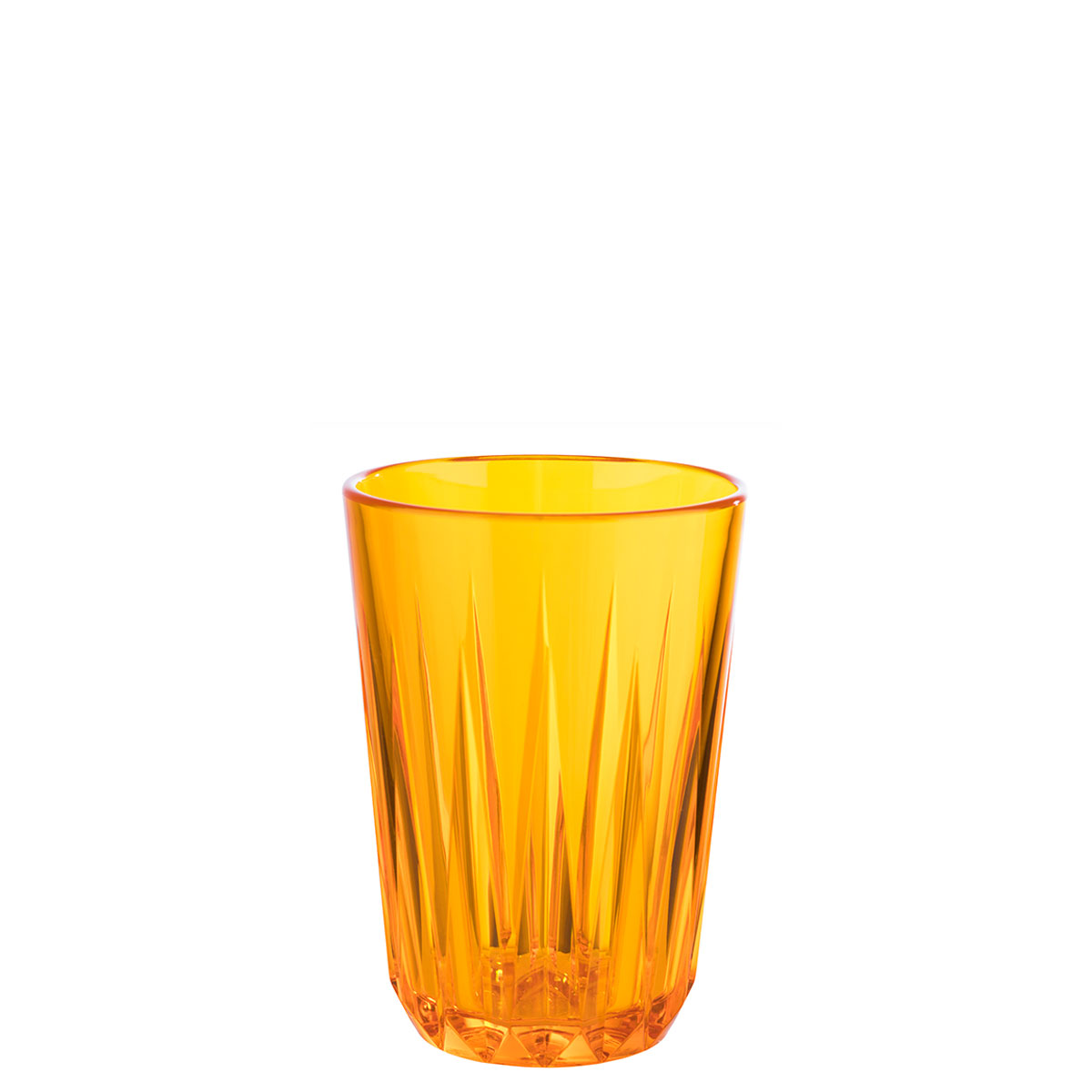 Trinkbecher Crystal, Tritan, D: 7,0 cm, H: 9,5 cm, I: 0,15 ltr., Farbe: apricot