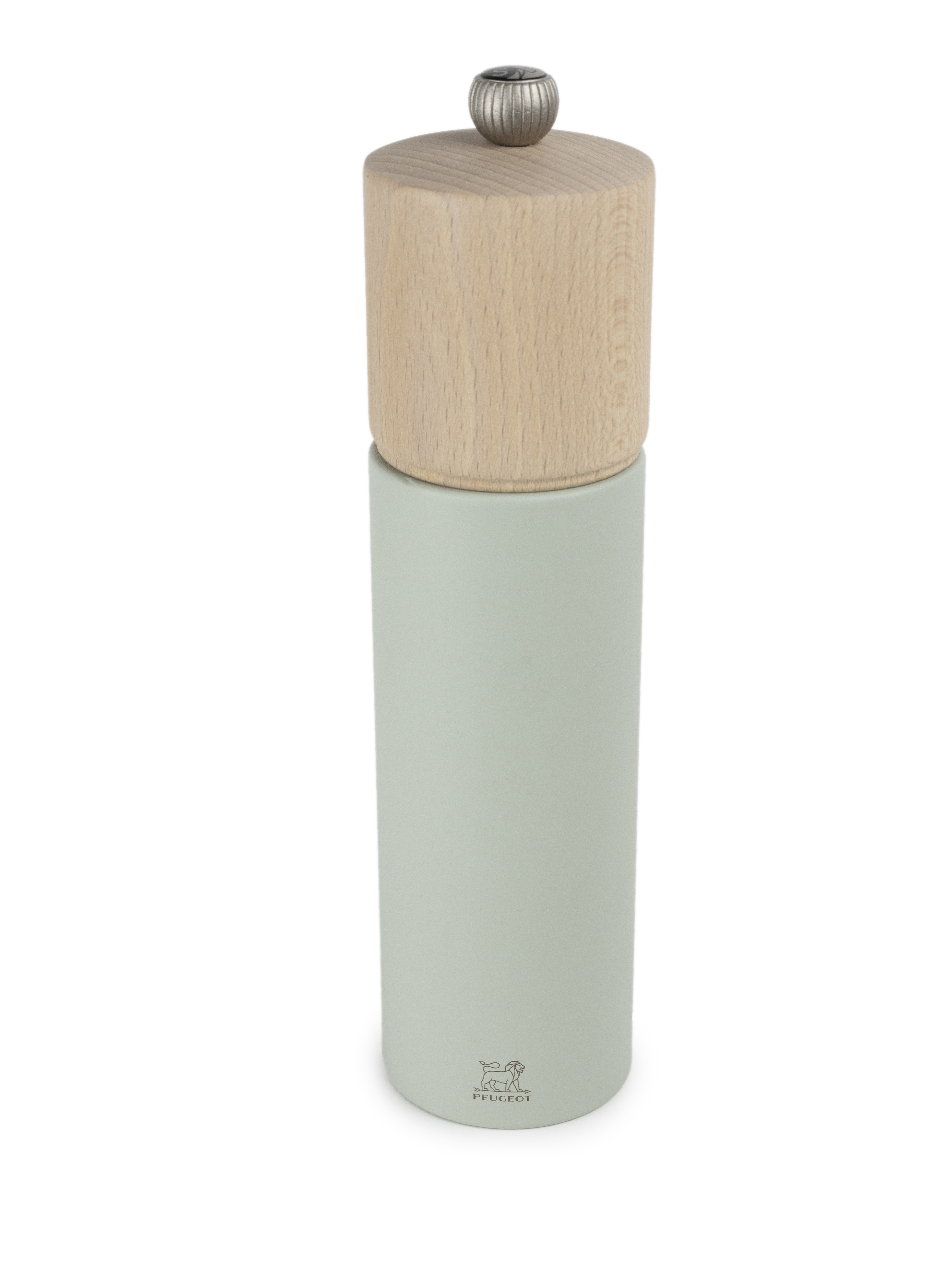 Peugeot : Boreal - Salzmühle, manuelle Buchenholz-Mühle, Größe: 21 cm, Farbe: salbeigrün