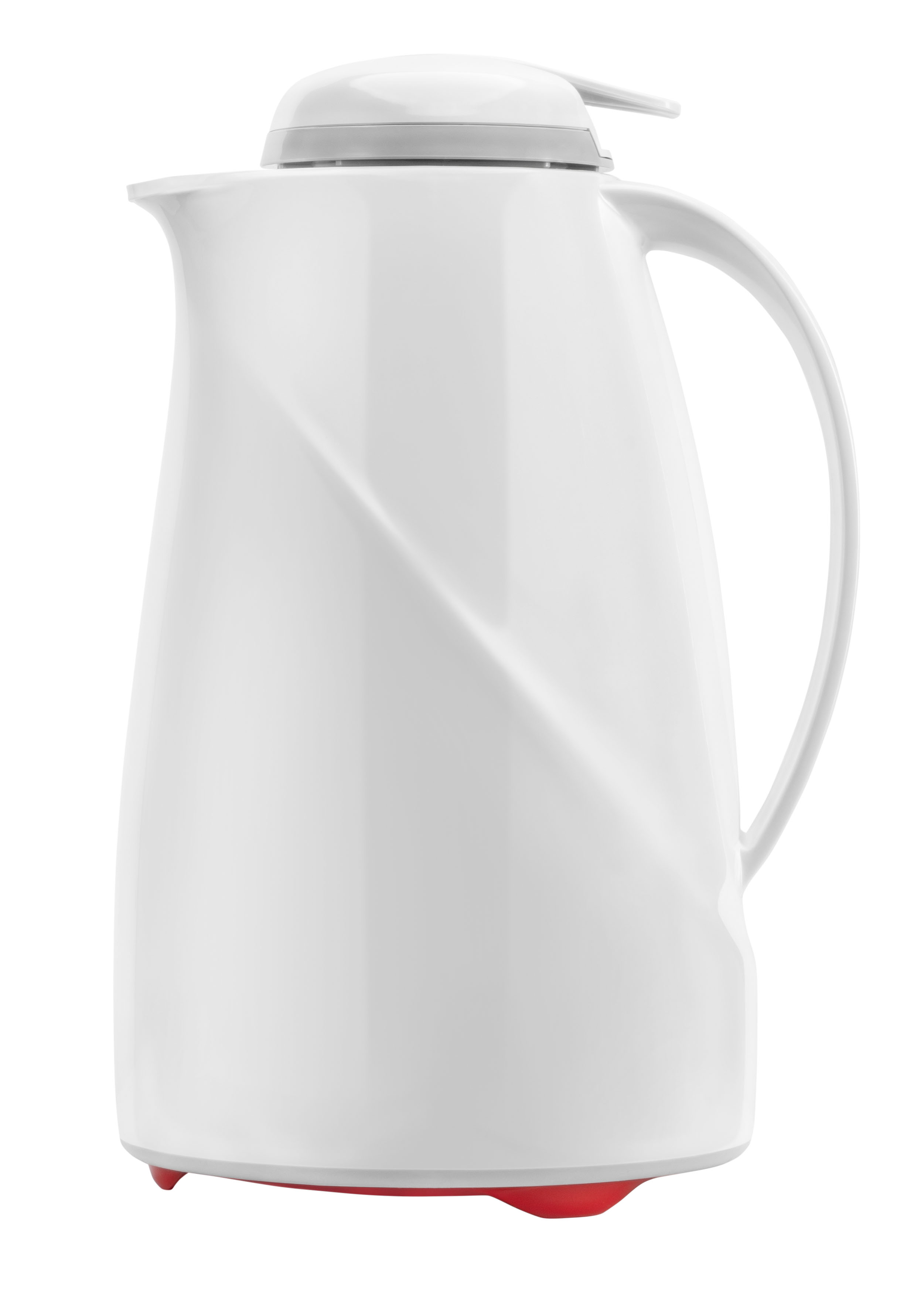 Isolierkanne Helios Wave Push Maxi, Inhalt: 1,5 ltr., Farbe: weiß