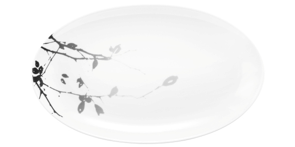 Seltmann Weiden, Liberty : Dark Rose Hip - Servierplatte oval 24 x 14,5 cm