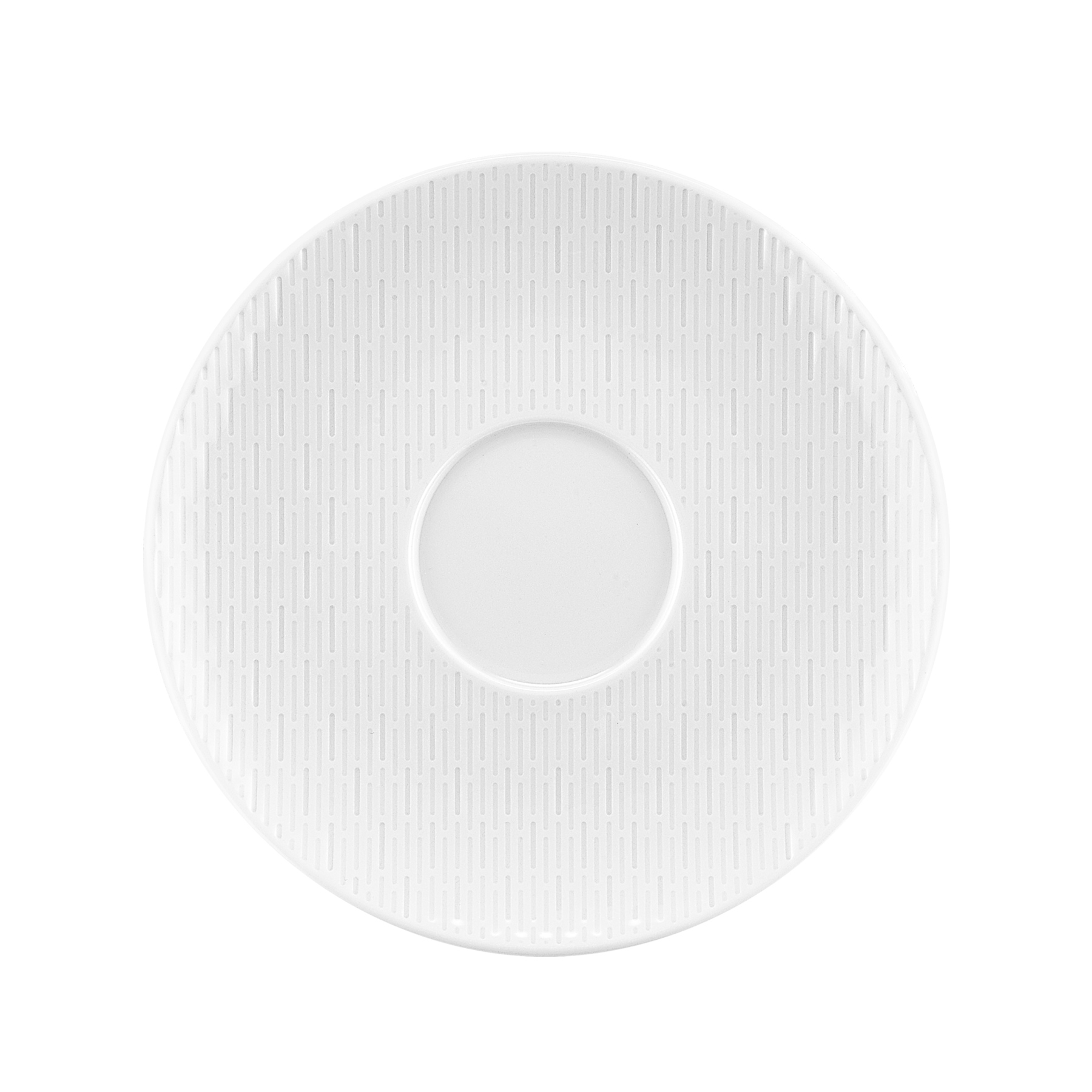 Bauscher, Scope : Linea - Untertasse coup, relief, 19 cm