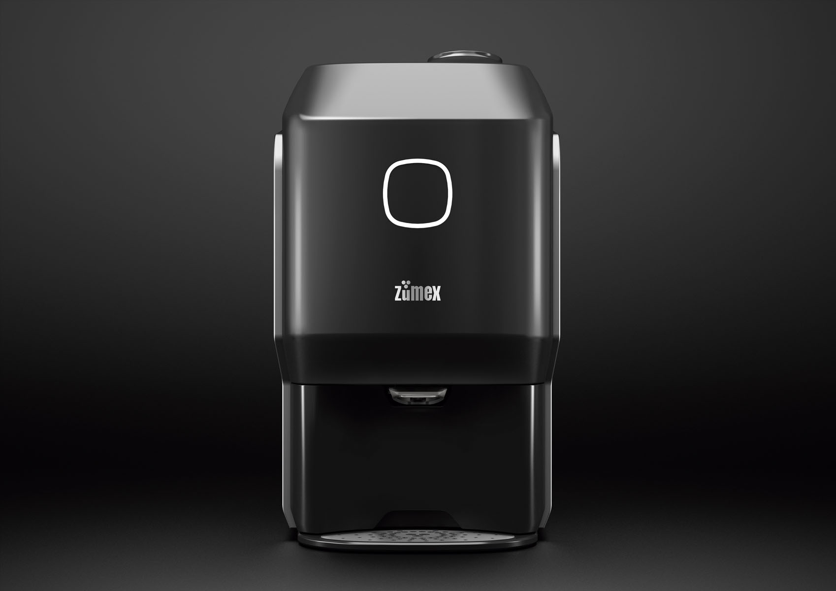 ZUMEX - SOUL SERIES 2, Saftpresse, KIT M: 6,4 - 8,1 cm, 30 x 48 x 53,7 cm, Farbe: Black Smoke Grey