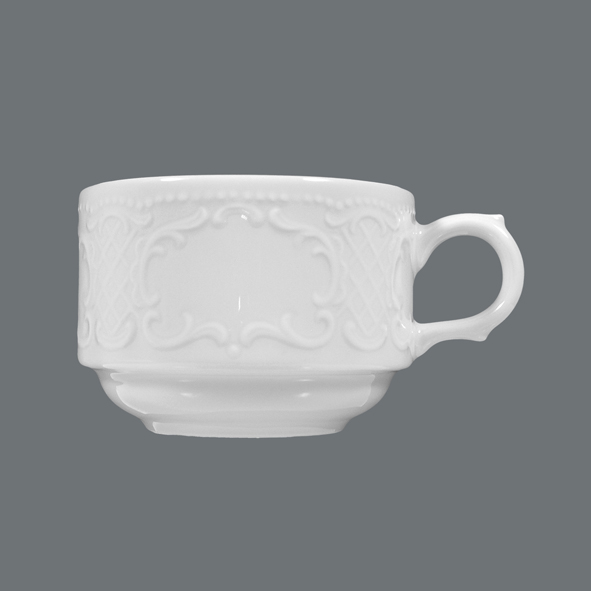 Seltmann Weiden, Salzburg - Kaffee-Obere 1, stapelbar, weiss uni, 0,18 ltr.