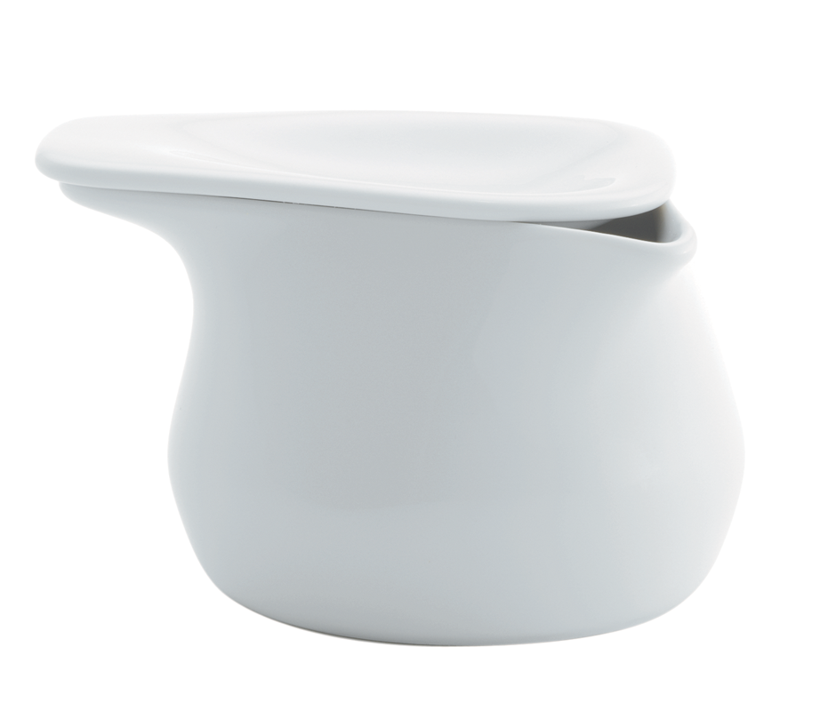 Kahla, Elixyr - Zuckerdose m. Dkl., weiss, uni, 0,25 ltr.