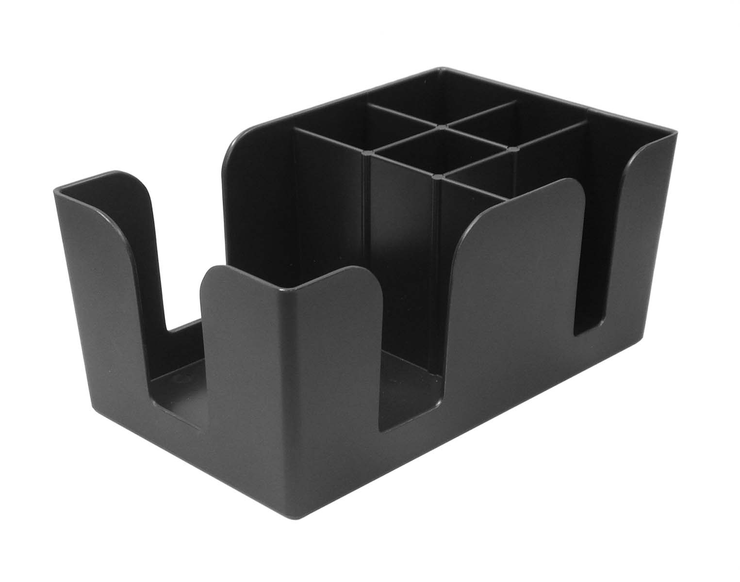 Bar Caddy, schwarz, 6-teilig, 10,6 x 14,6 x 24,2 cm