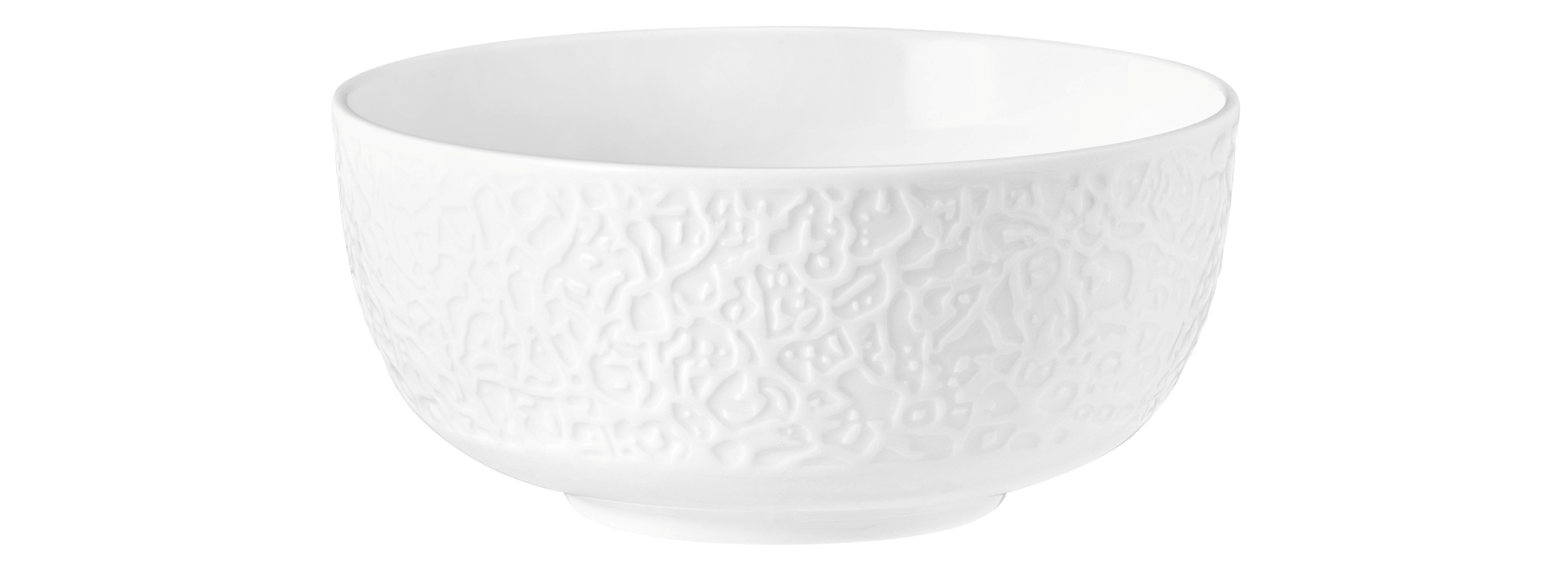 Seltmann Weiden, Nori : Weiss - Müslischale, Relief, 15 cm/ 0,82 ltr.
