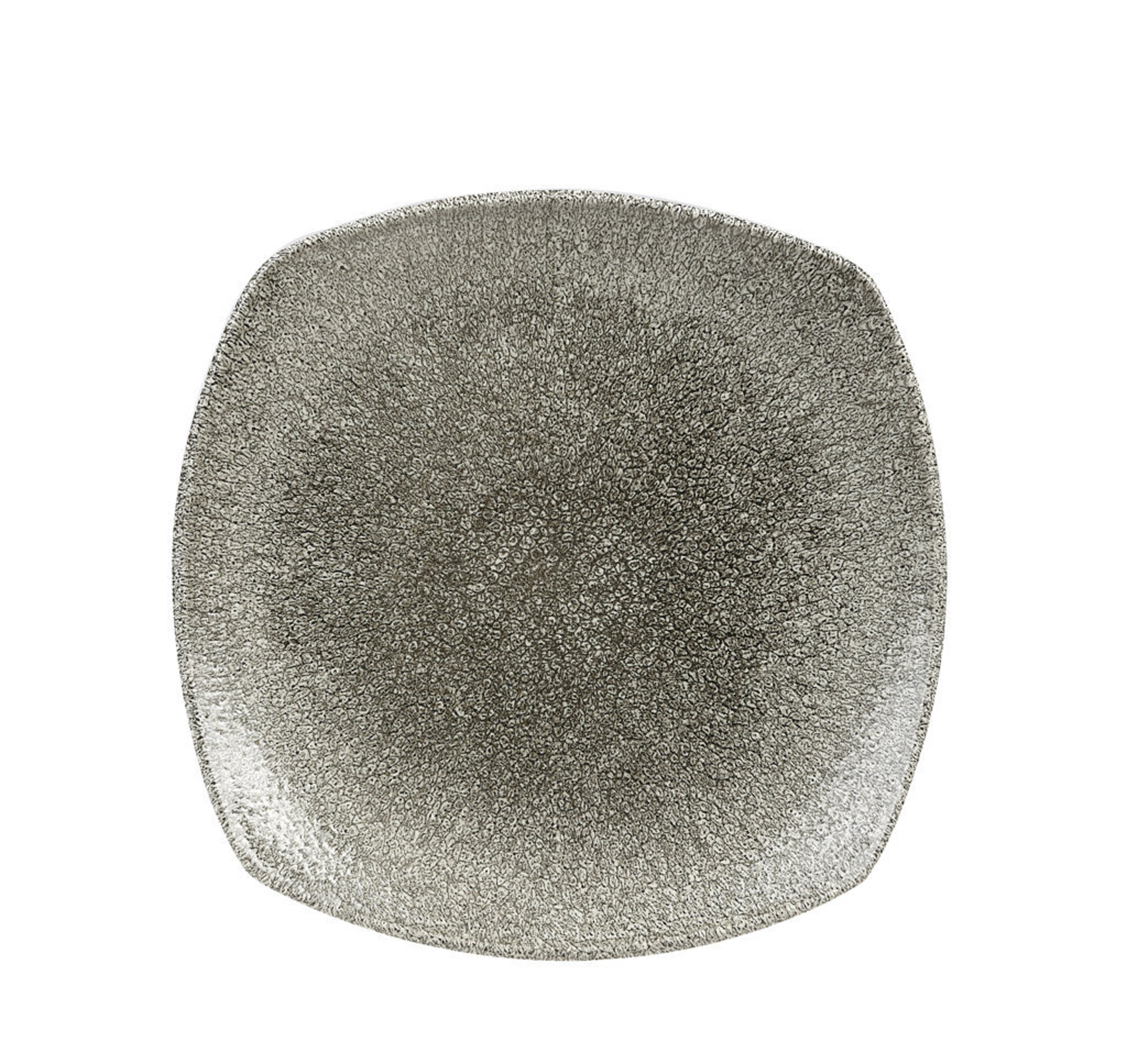 Churchill, Raku : Quartz Black - Teller quadratisch 21,5 cm