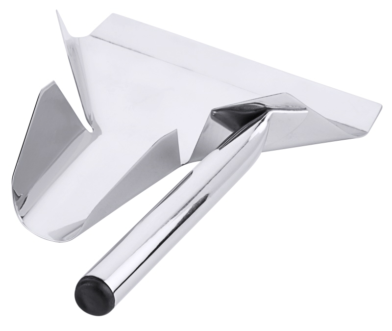 Abfüllschaufel, Edelstahl, für Rechtshänder, 17 x 17 cm, Stiellänge: 14 cm