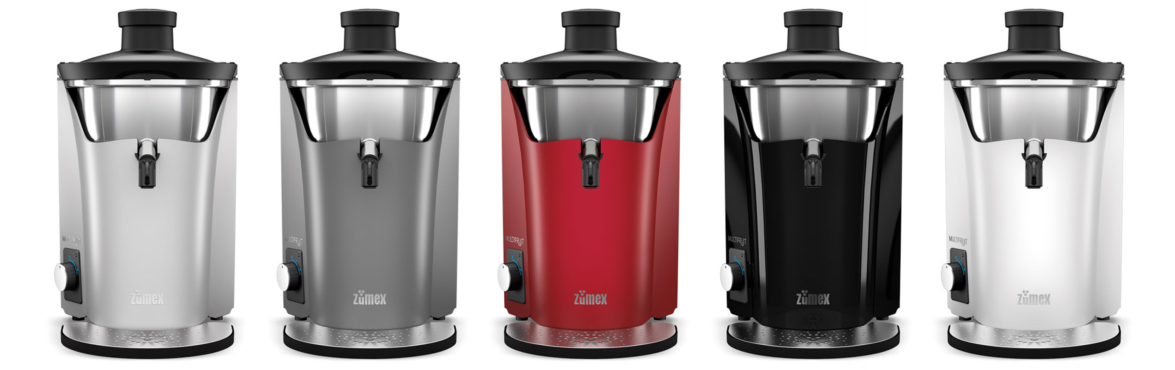 ZUMEX - MULTIFRUIT, Entsafter für Obst u. Gemüse max. D: 7,4 cm, 290 x 500 x 510 mm, Farbe: Black