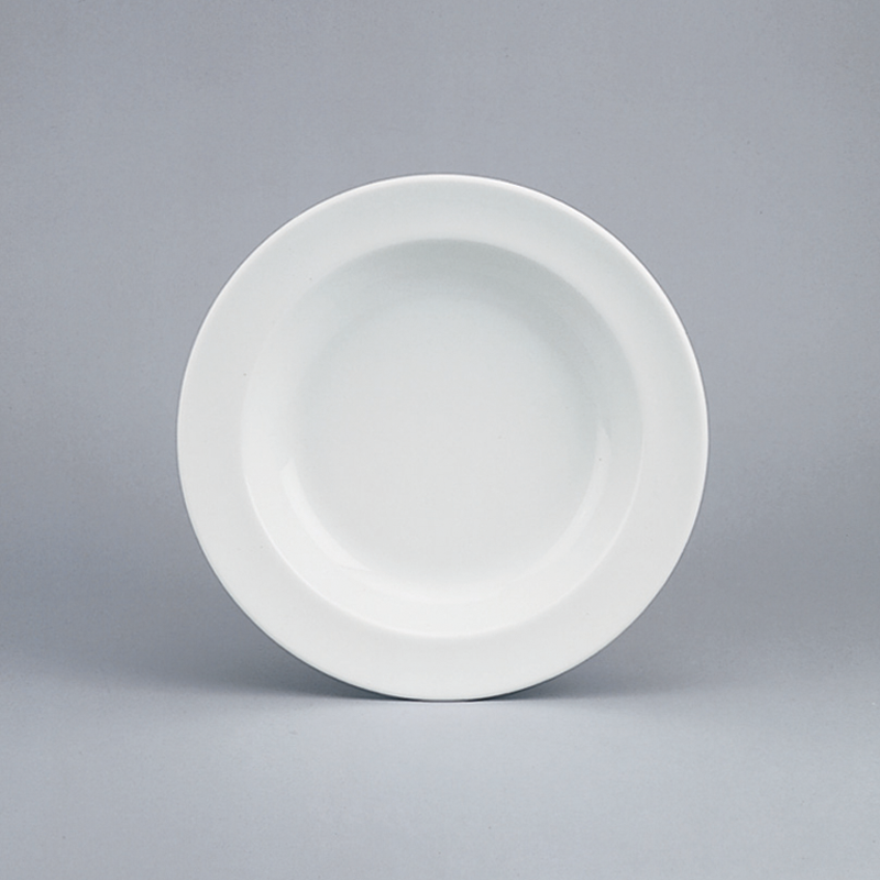 Schönwald, 898 - Teller tief, Fahne, weiss, uni, 31 cm/ 0,75 ltr.