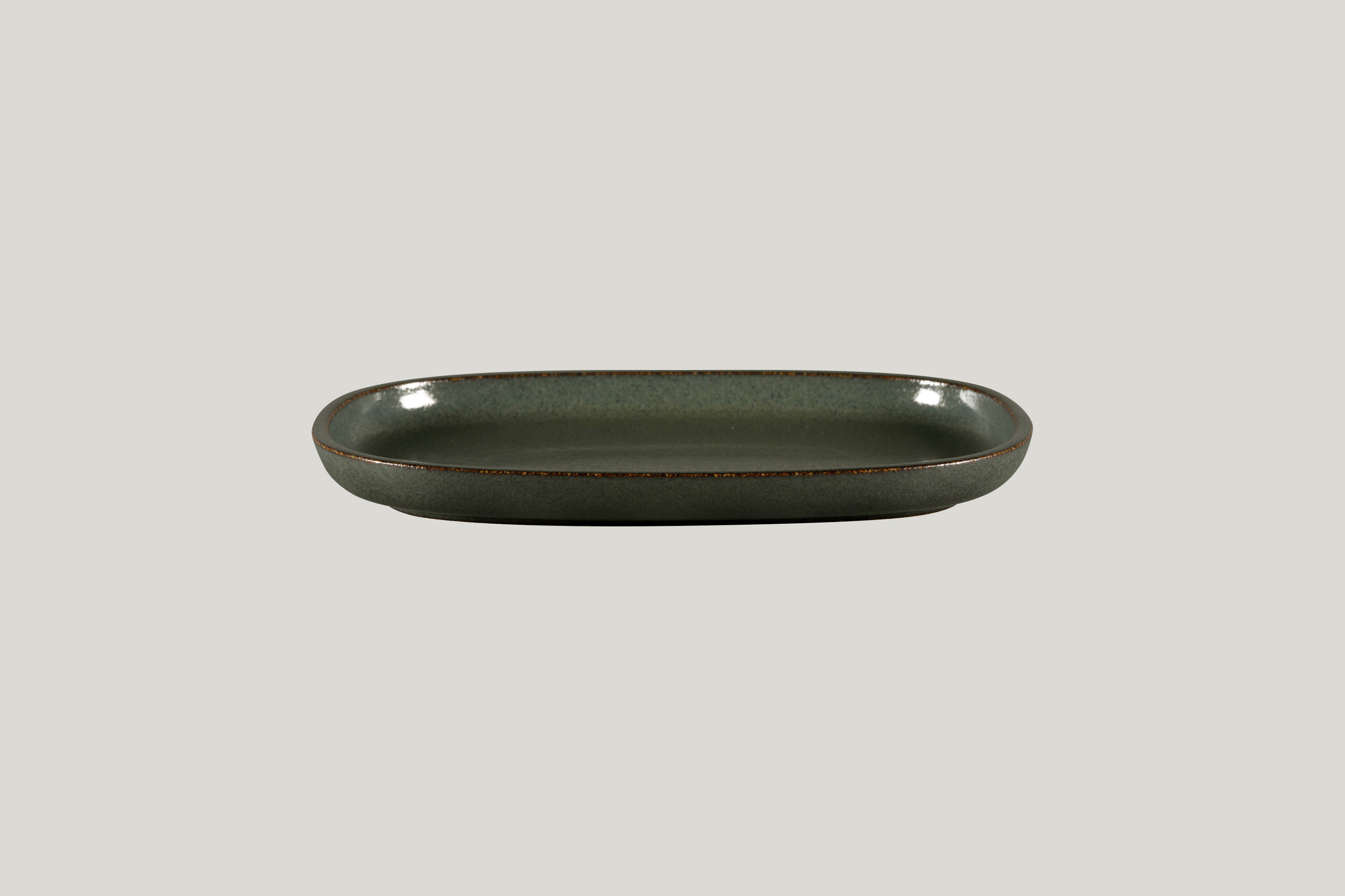 RAK, Ease : Caldera - Platte oval flach 26,1 x 18 x 2,5 cm