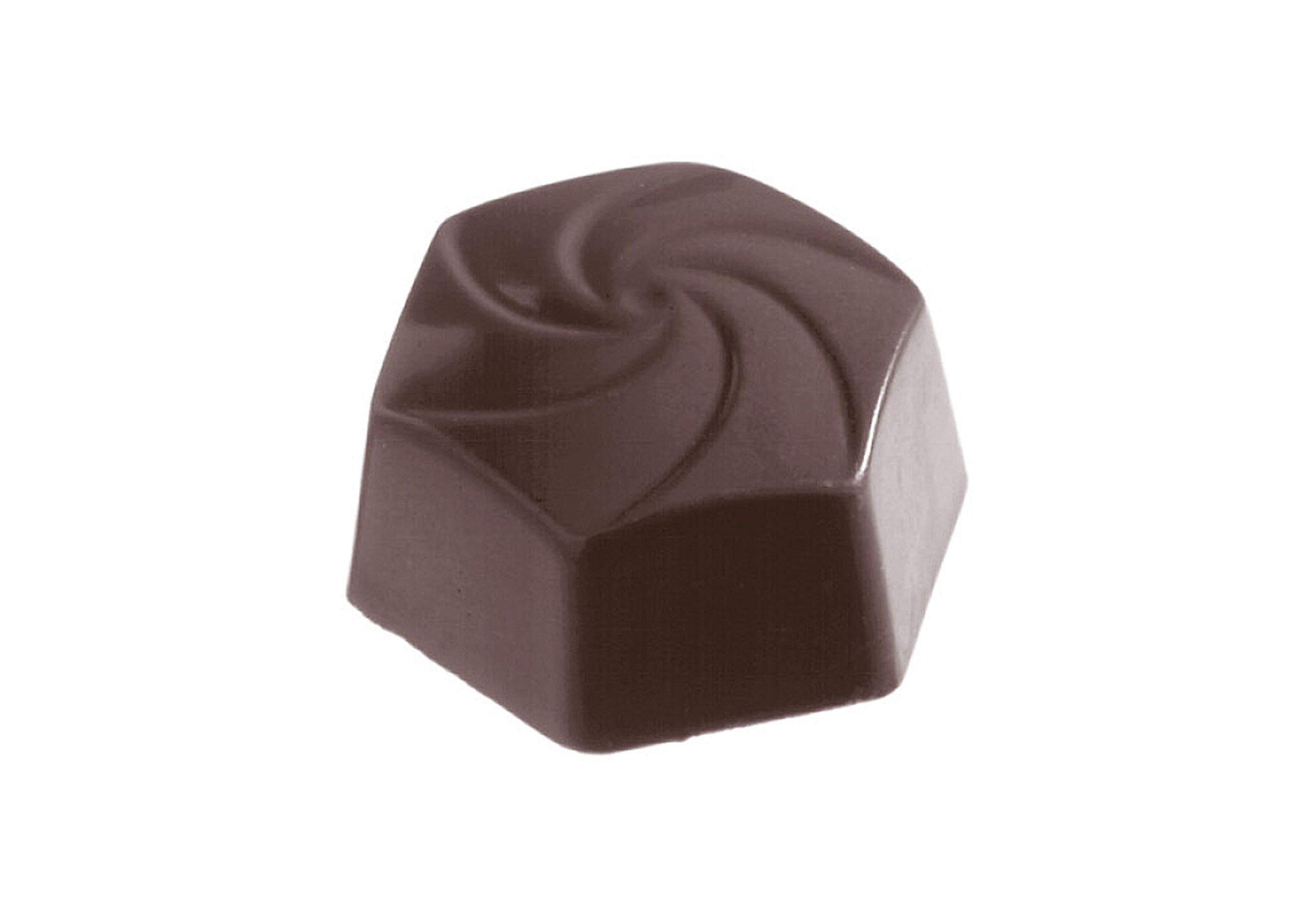 Schokoladen- Form, 275 x 135 mm, 3 x 8 Stück D: 30 x 16 mm