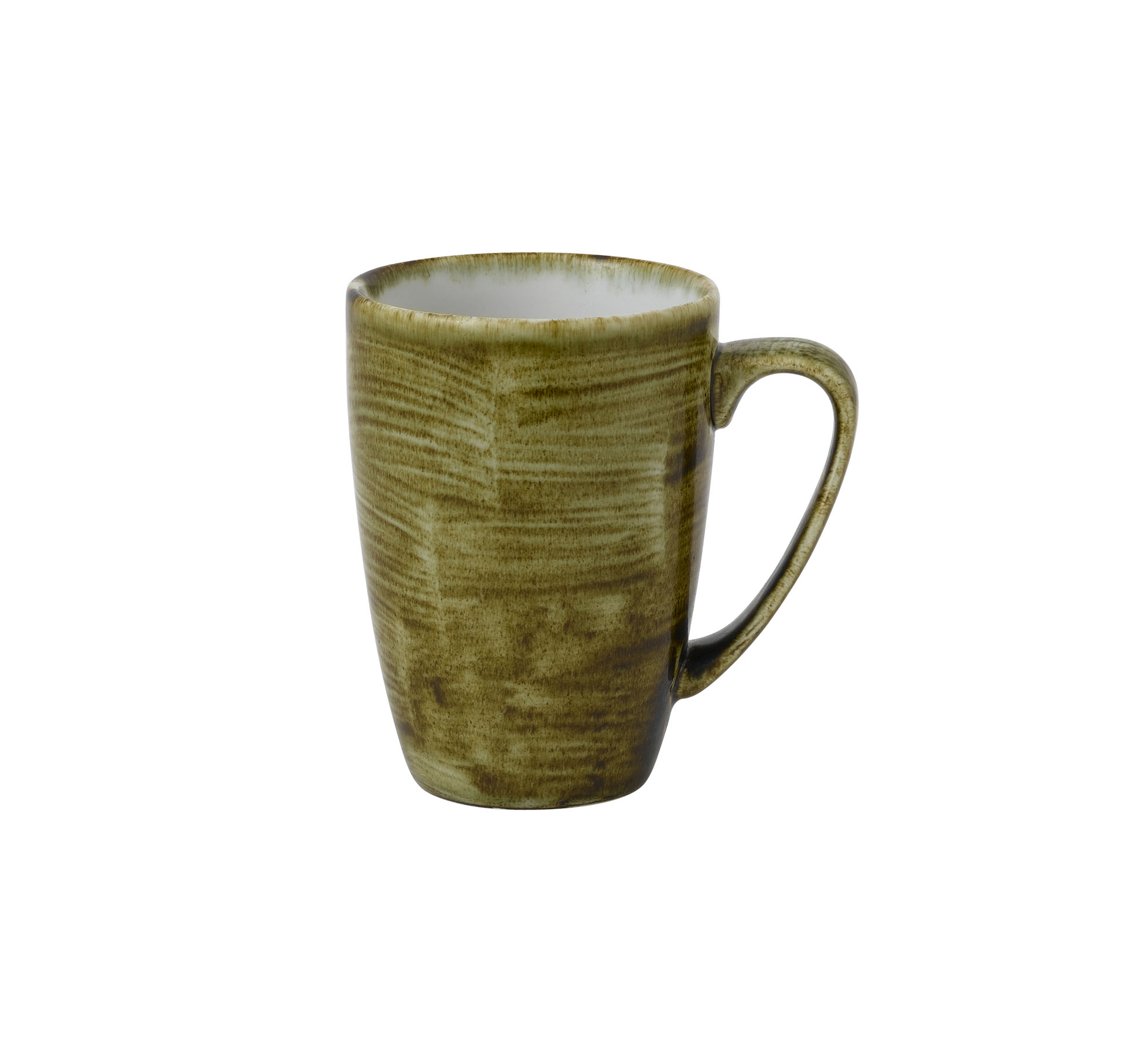 Churchill, Stonecast Plume : Olive - Kaffeebecher, 8 x 11 cm/ 0,34 ltr.
