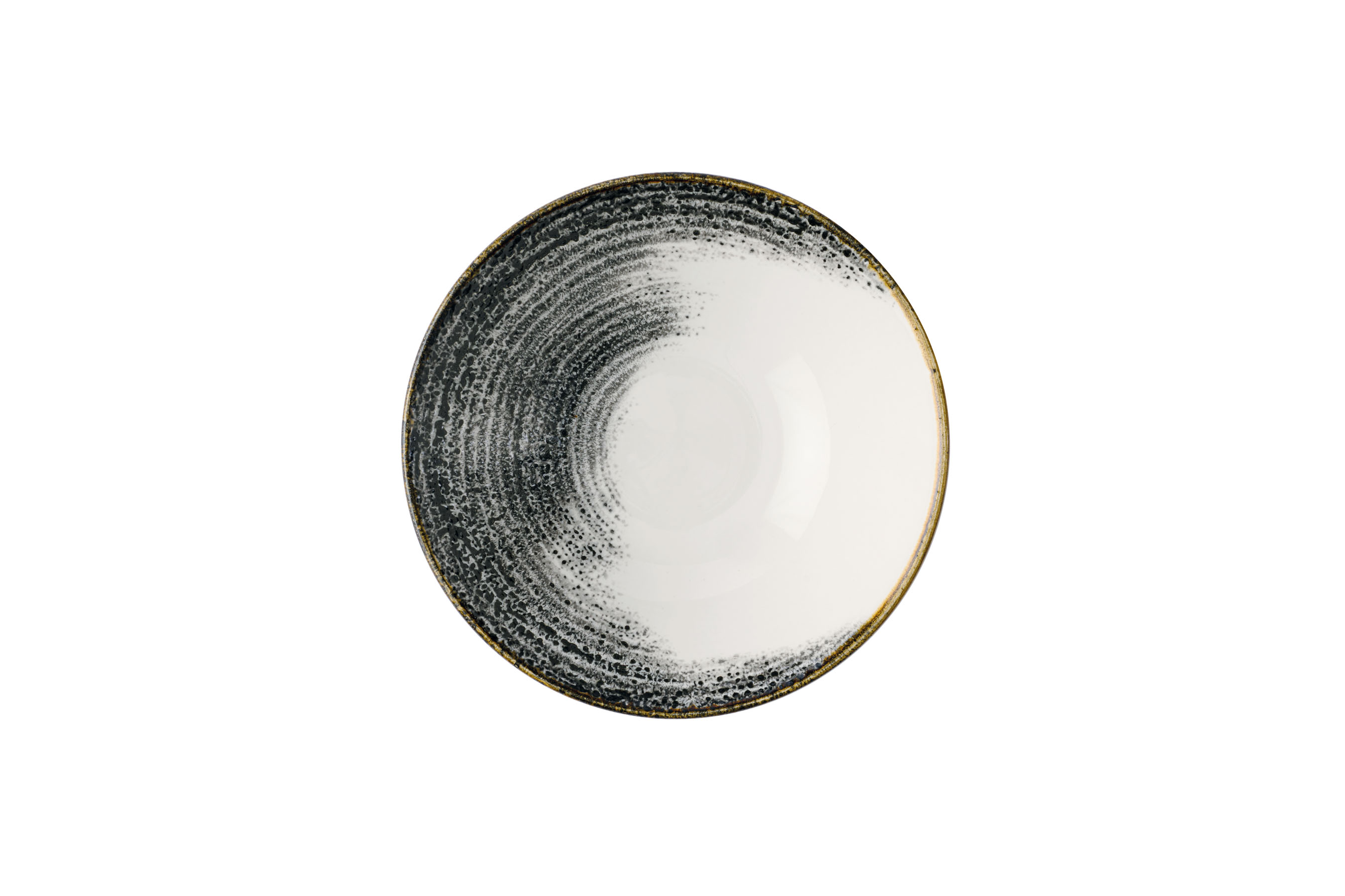 Churchill, Homespun Accents : Quartz Black - Schale tief, 22,2 x 6,5 cm/ 1,1 ltr.