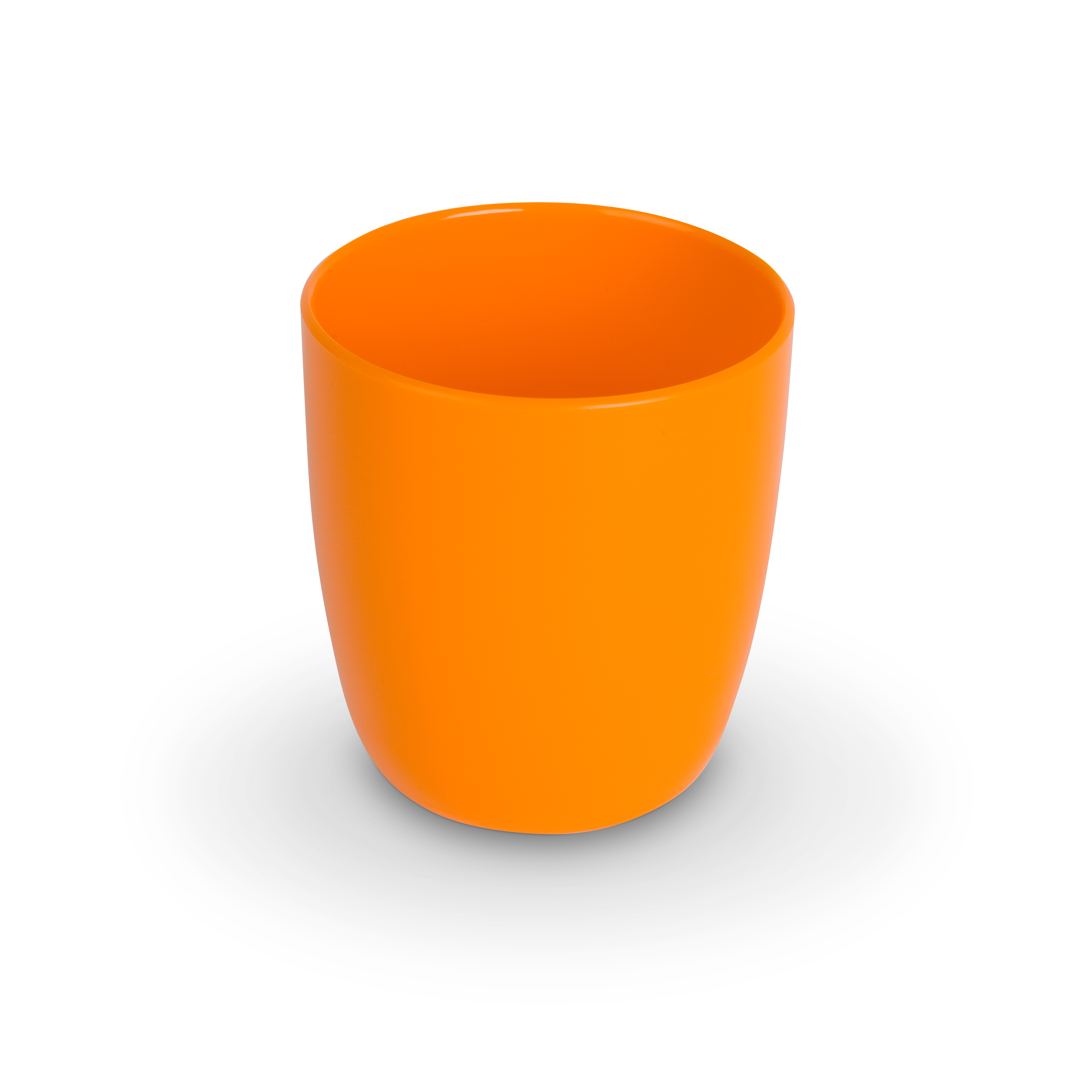 Kinderbecher PC, uni, orange, D x H: 6,5 x 7,5 cm/ 0,18 ltr.