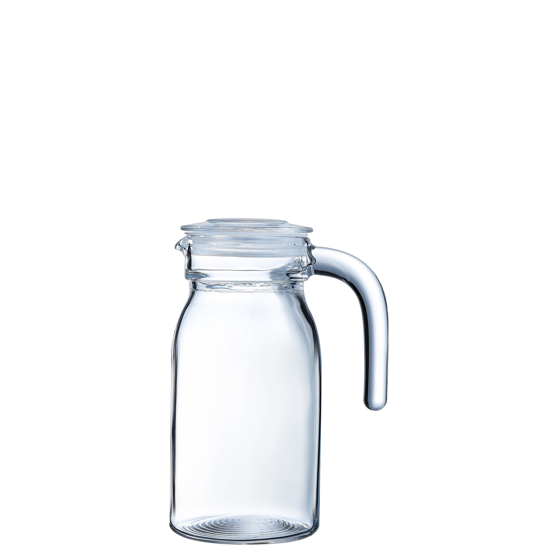 Kühlschrankkrug Spring m. Glasdeckel 75 cl, I: 750 ml, H: 195 mm, D: 135 x 90