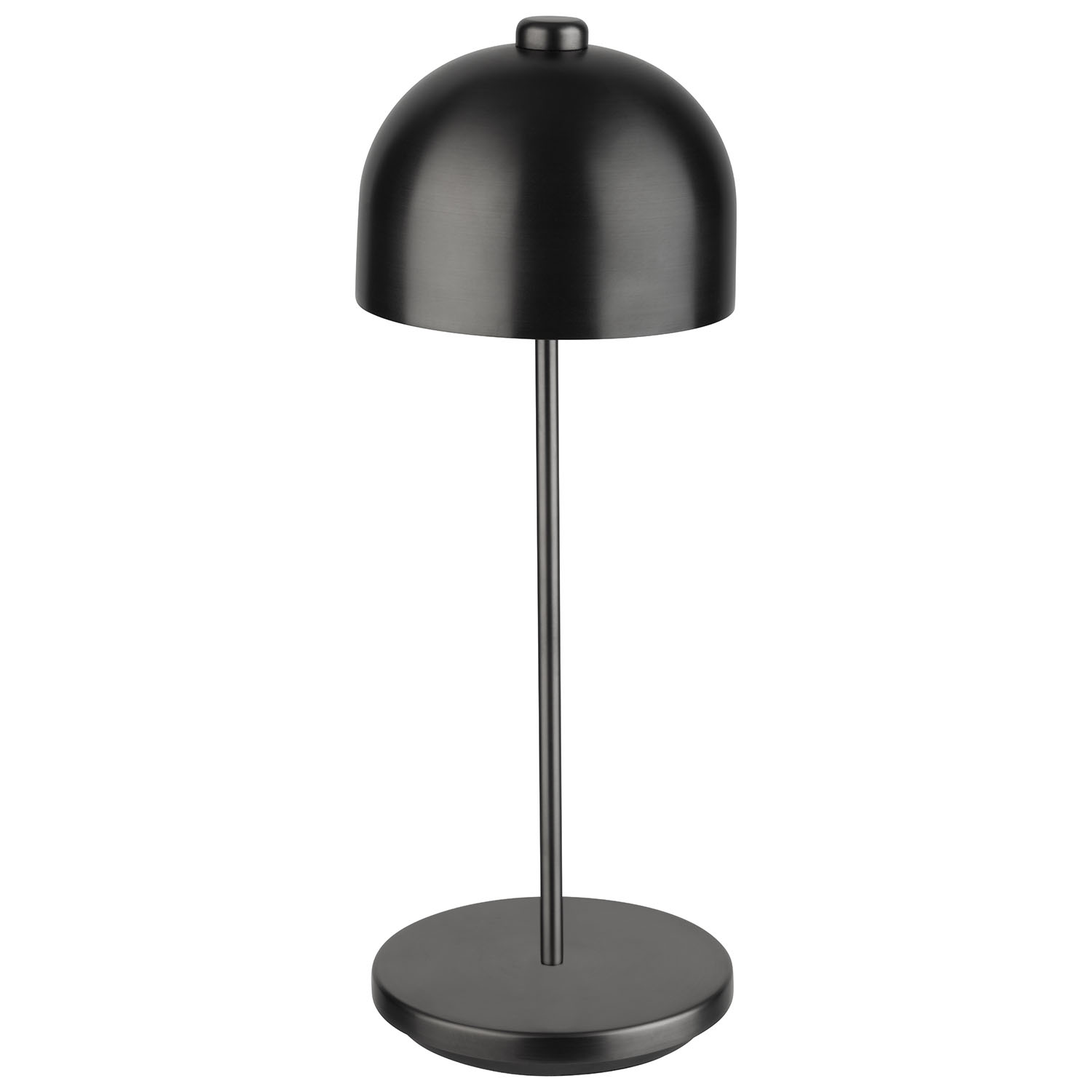 Tischleuchte JOSEF, Metall, Farbe: gunmetal, 1x LED 3,2 W / 270 lm, dimmbar in 3 Stufen, D: 11 cm, H: 30 cm
