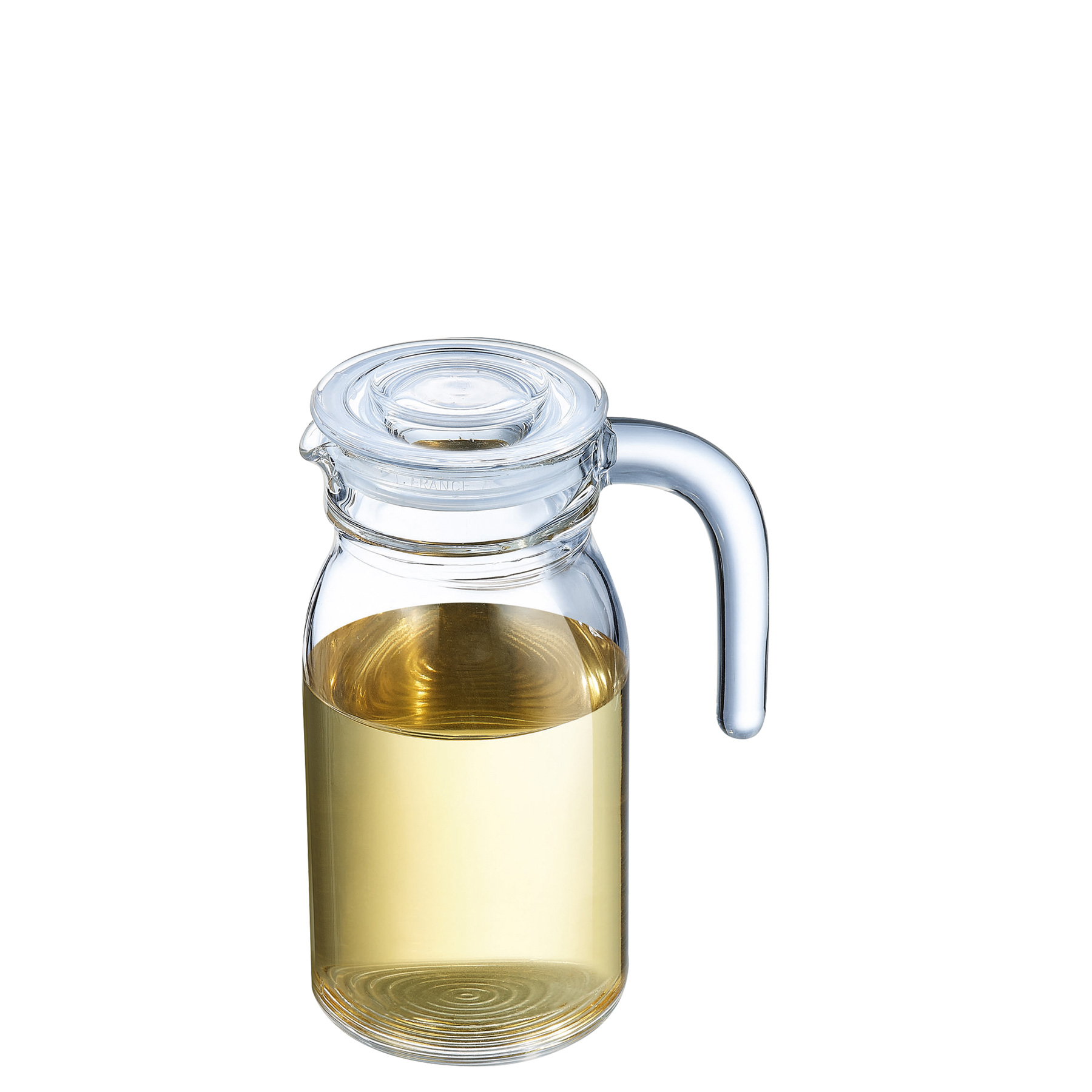 Kühlschrankkrug Spring m. Glasdeckel 75 cl, I: 750 ml, H: 195 mm, D: 135 x 90 mm