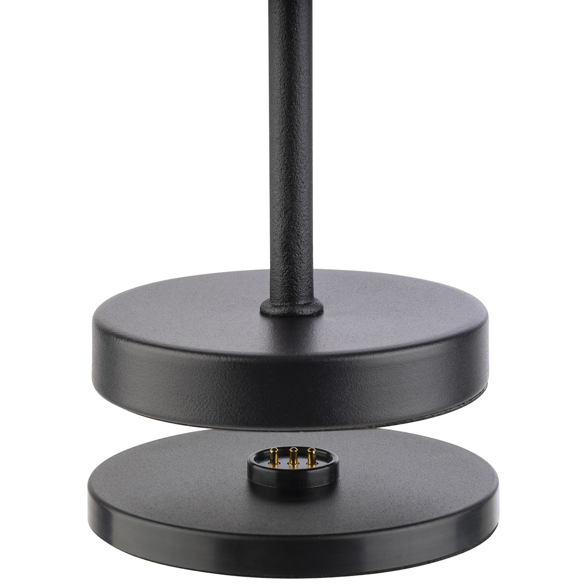 Tischleuchte MERLE MICRO, Metall, Farbe: schwarz, 1x LED 1,0 W / 100 lm, dimmbar in 3 Stufen, D: 8 cm, H: 20 cm