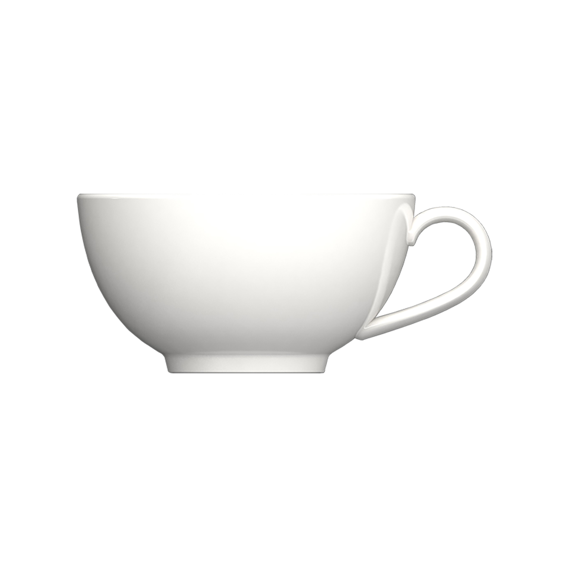 Bauscher, Scope - Cappuccino-Obere, weiss, uni, 0,28 ltr.