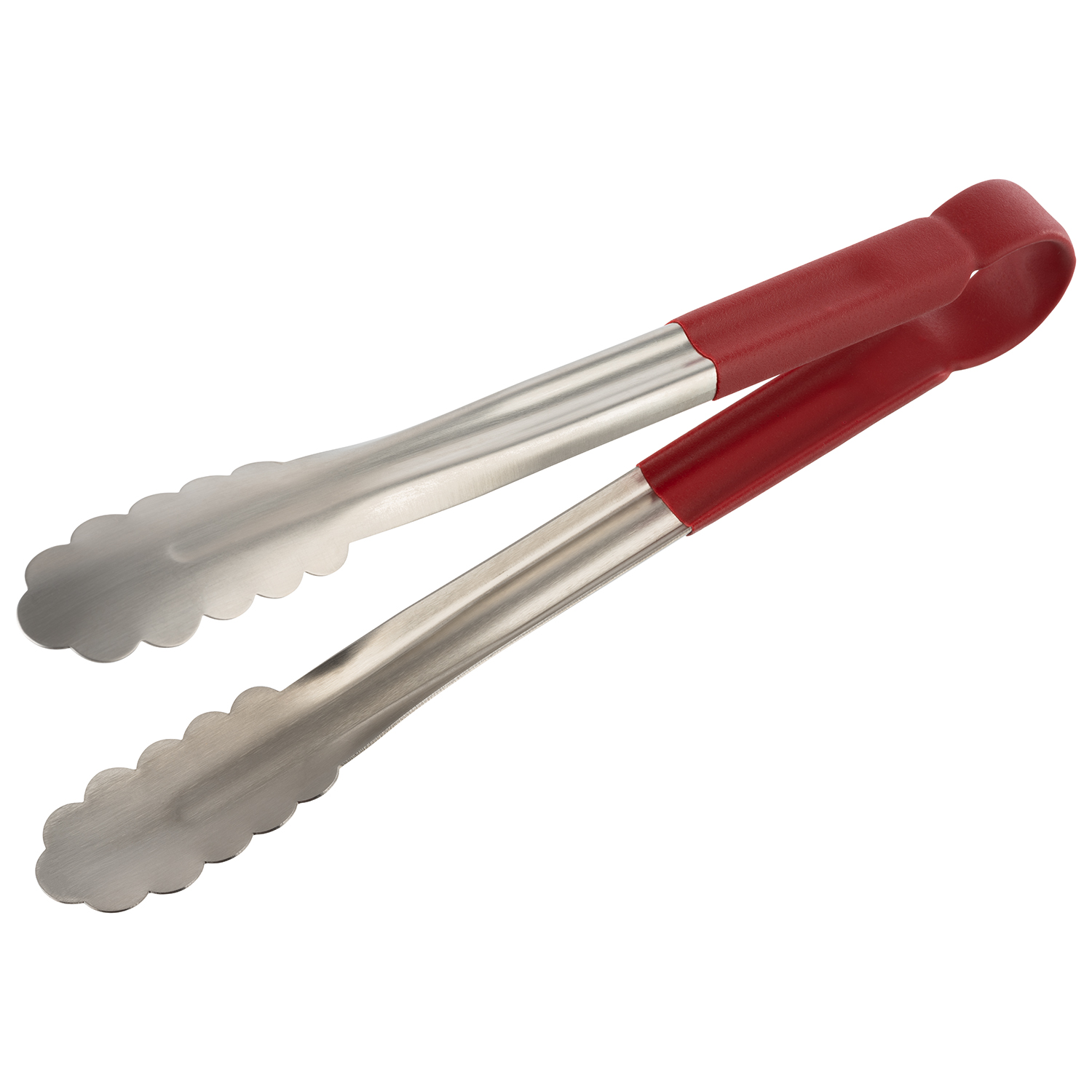 Universalzange, Edelstahl, PVD, Länge: 30 cm, Griff: rot, matt beschichtet