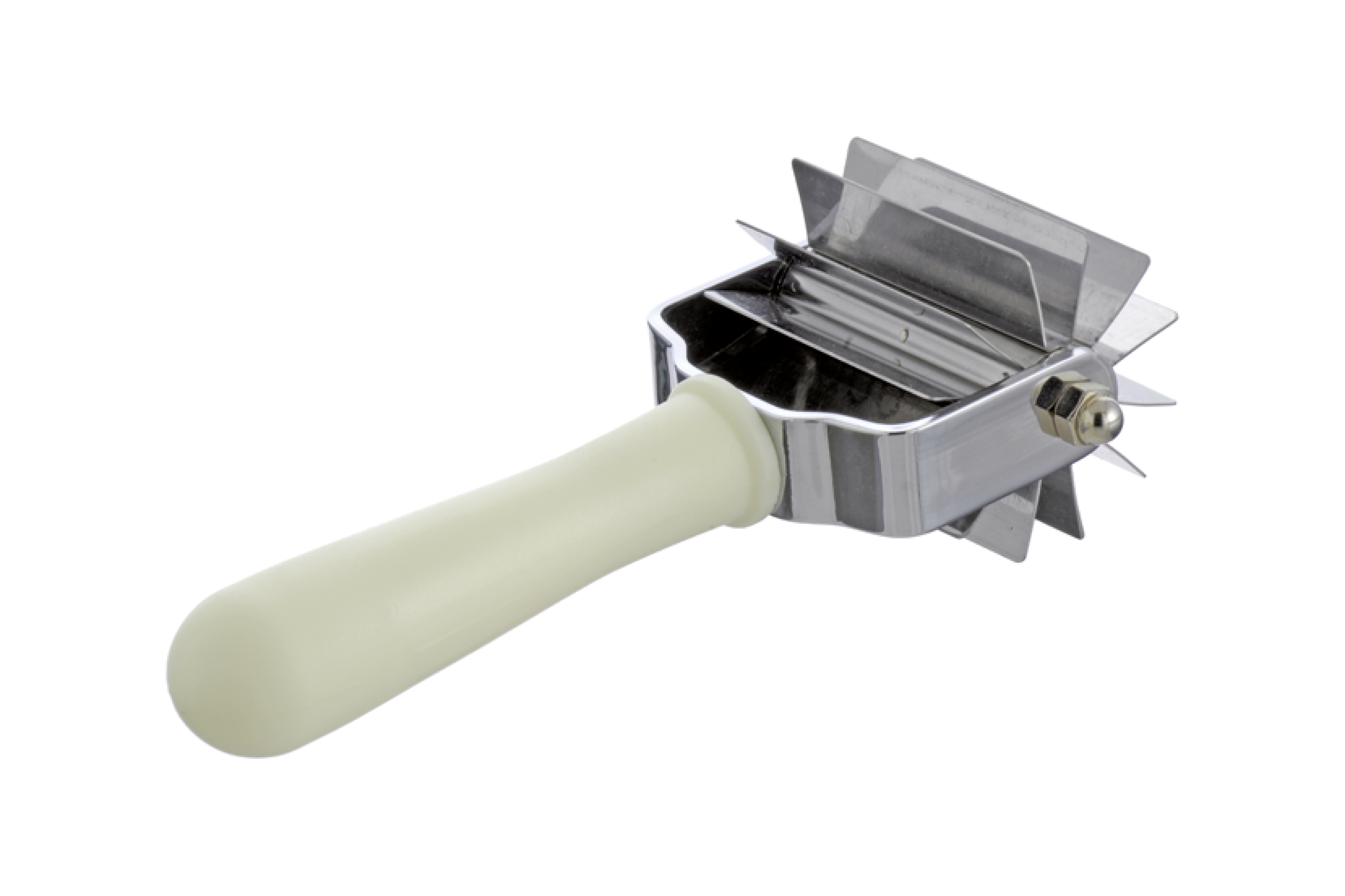 Strudelwalze mit Kunststoffgriff, 65 mm, Edelstahl