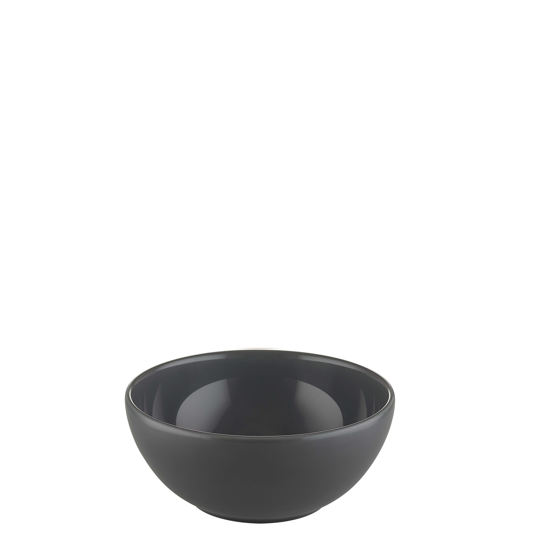 Bauscher, Sandstone : Dekor 700560 Dark Gray Uni - Schale 12,1 cm/ 0,36 ltr.