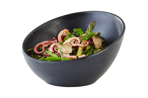 Schale ZEN D: 16 cm, H: 10 cm, 0,3 ltr., Melamin, schwarz, Steinoptik