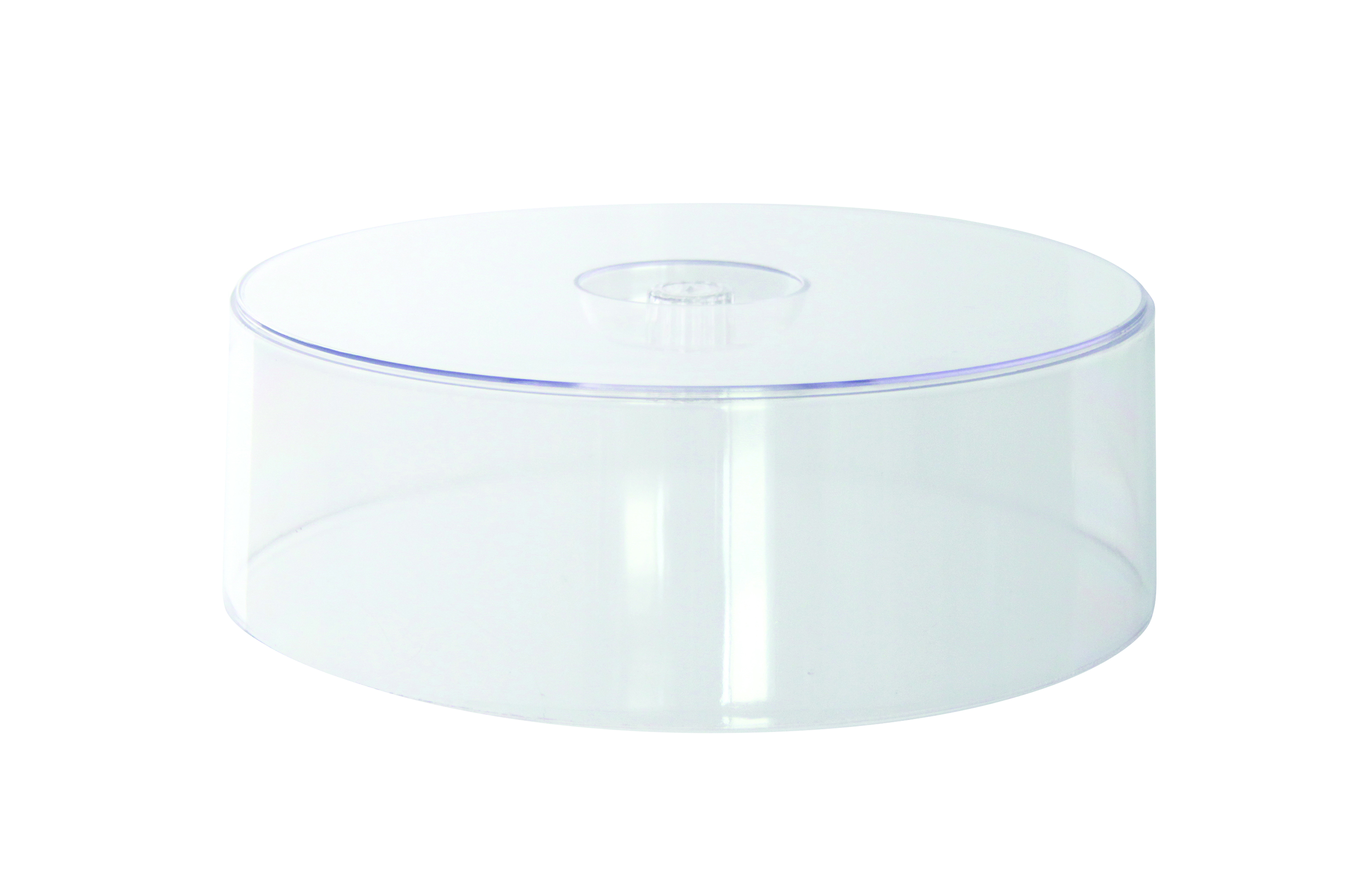 Abdeckhaube, Tortenhaube Polystyrol, D: 335 mm, H: 120 mm, Fb. glasklar