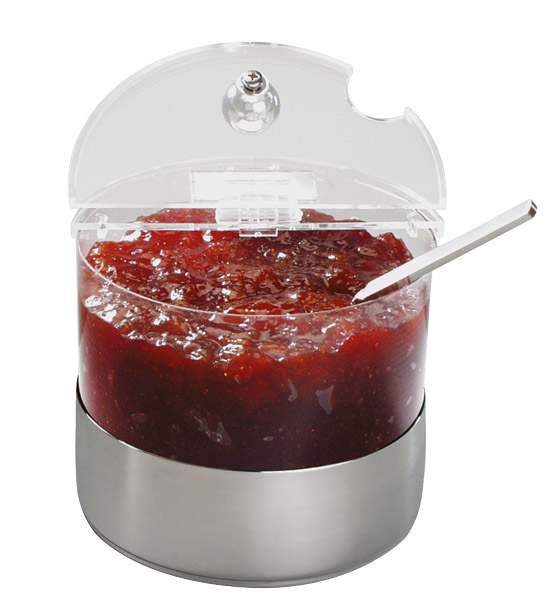 Kühlschale Mini TOP FRESH, D: 14 cm, H: 11,5 cm, 1 ltr., 4-teilig, Edelstahlgefäß matt