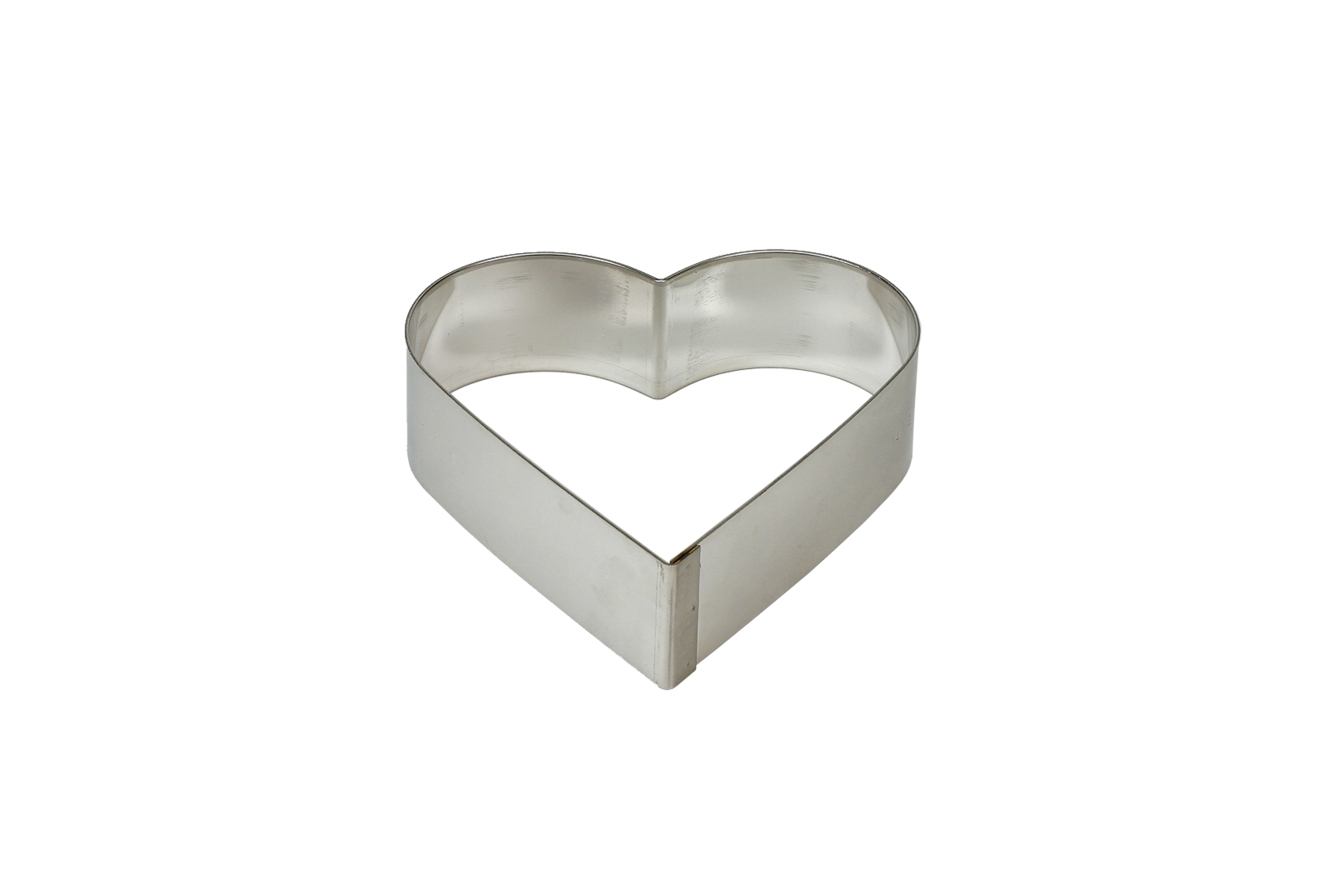 Tortenringe Herz, Aluminium, D: 160 mm, Höhe: 50 mm