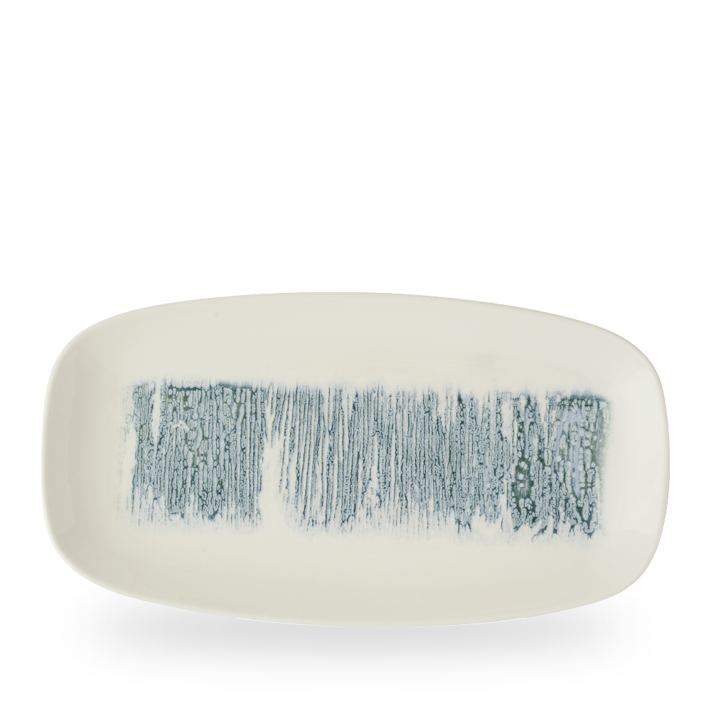 Churchill, Inked Lyra : Blue - Platte rechteckig 35,5 x 18,9 cm