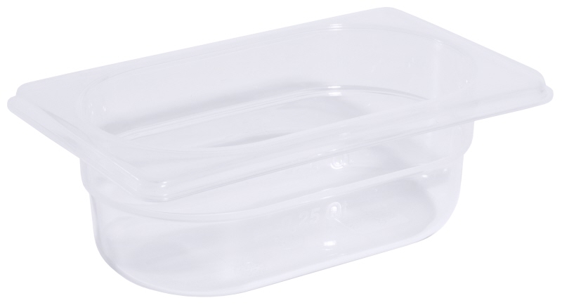 GN-Behälter Polypropylen 1/9, 17,6 x 10,8 cm, Tiefe: 65 mm