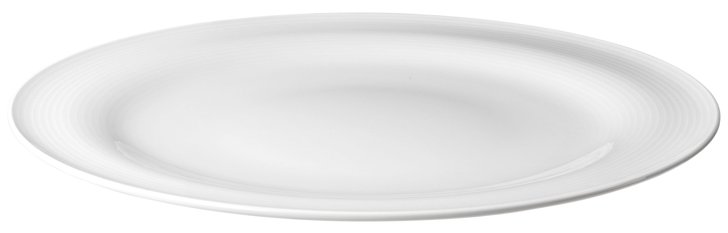 Seltmann Weiden, Blues - Teller flach, weiss, uni, 33 cm