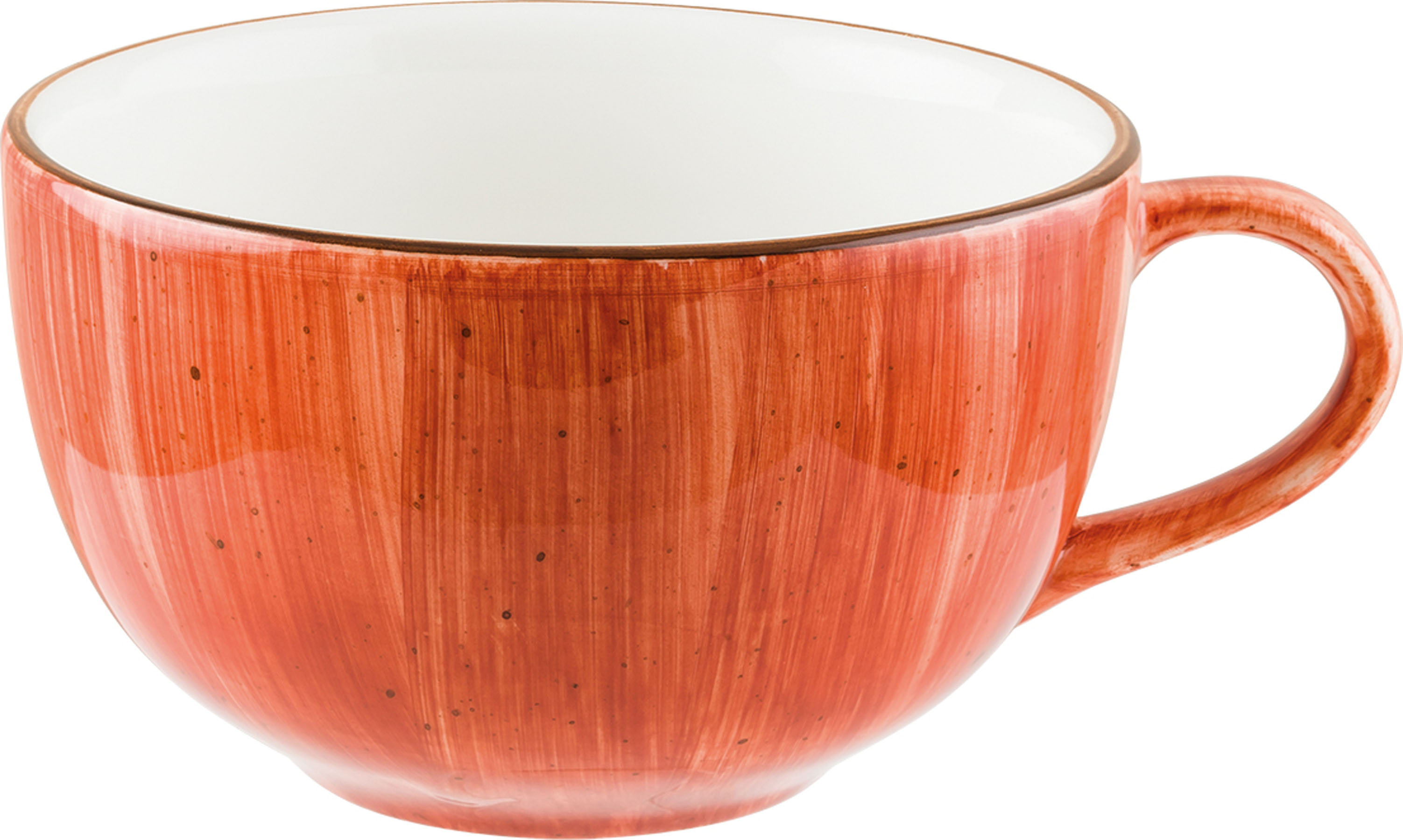 Aura, Terracotta : Retro Milchkaffee-Obere 0,35 ltr.